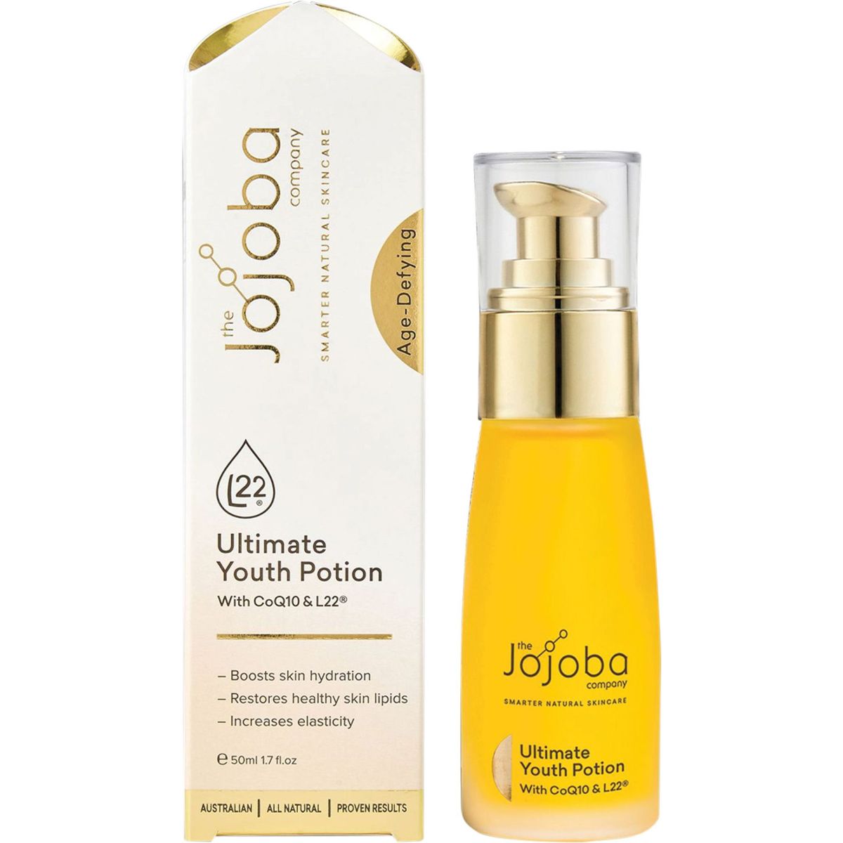 The Jojoba Company Jojoba Ultimate Youth Potion with CoQ10 & L22® 50ml