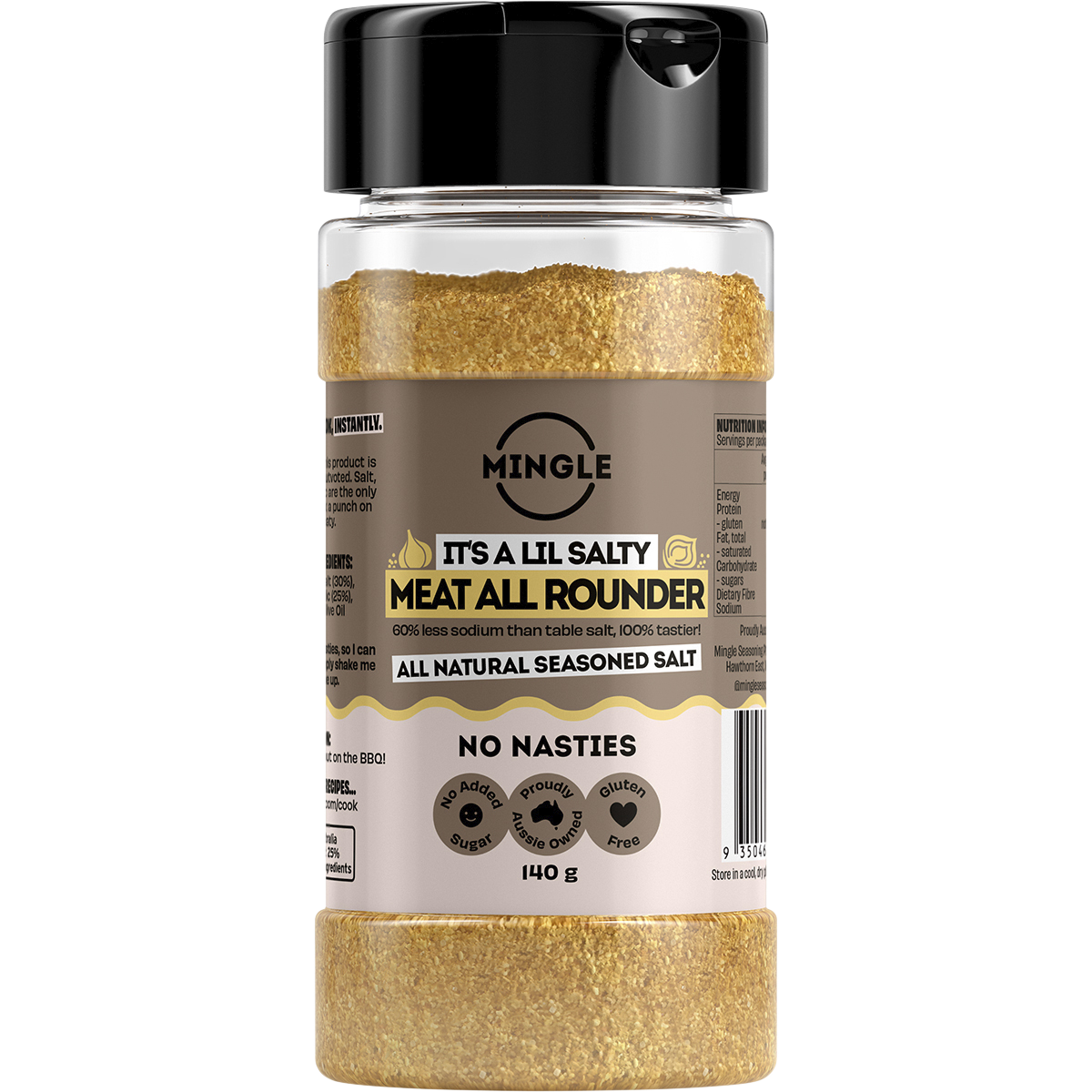 Mingle Meat All Rounder All Natural Seasoned Salt 140g