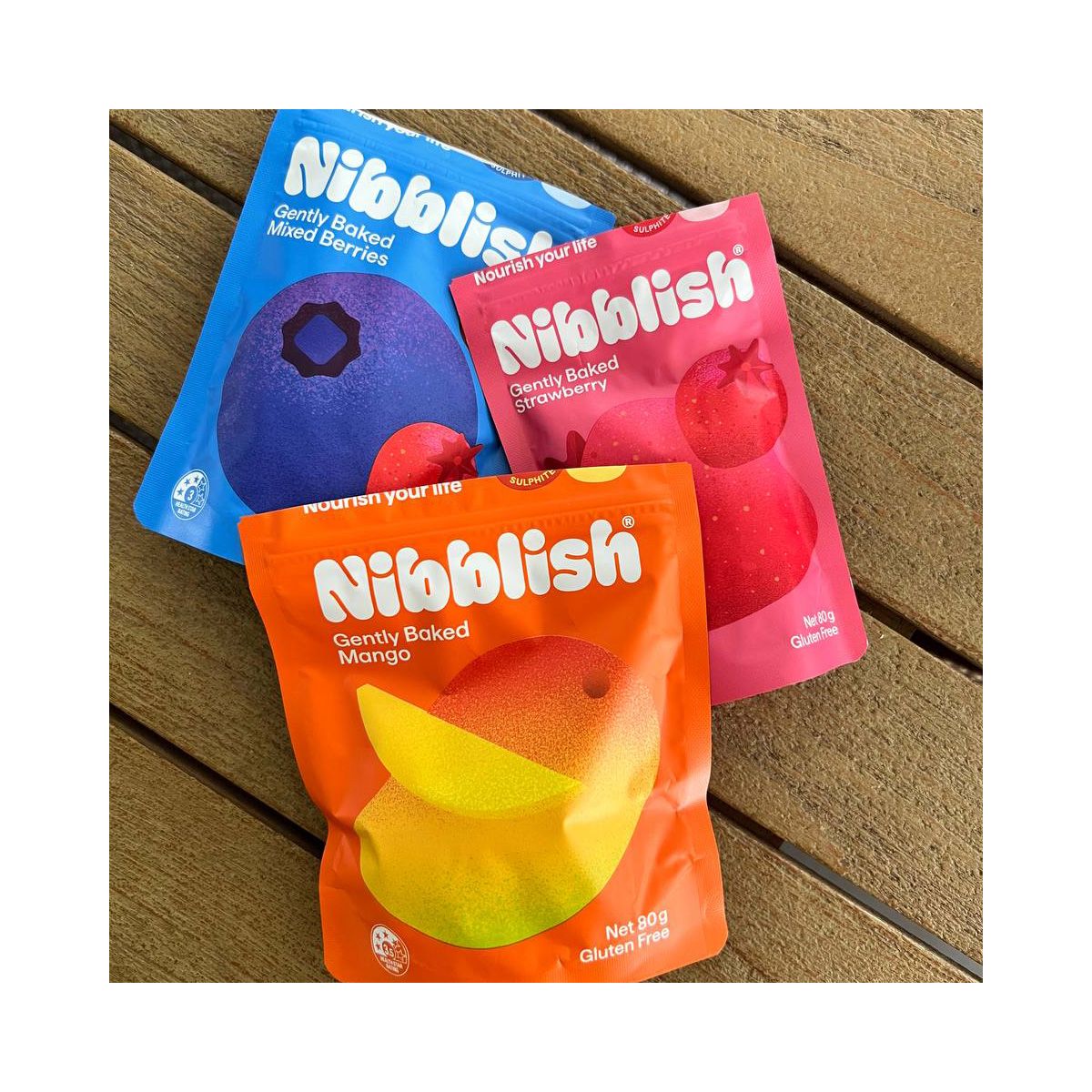 Nibblish Gently Baked Mango 80g