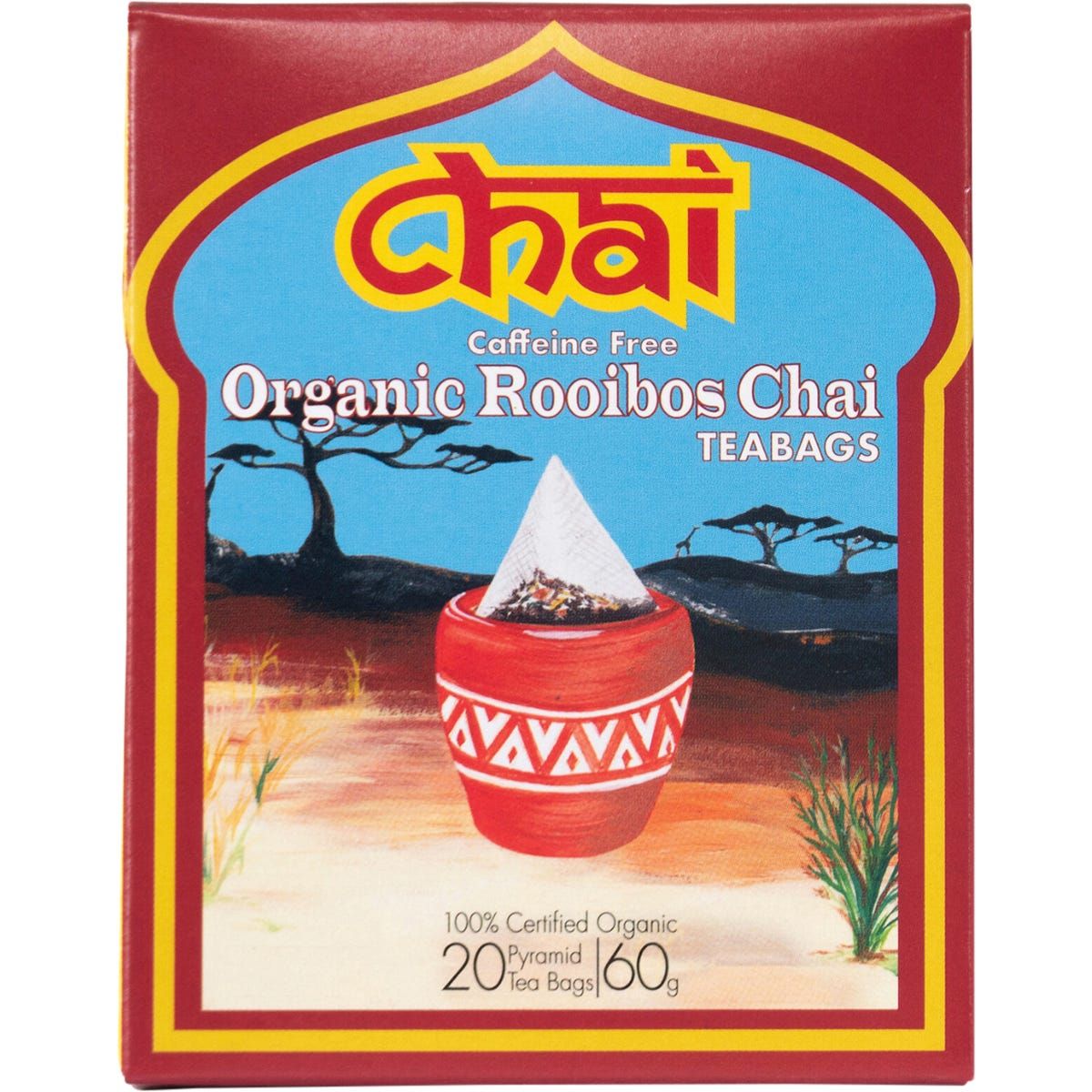 Chai Tea Organic Rooibos Chai Tea Bags 20pk