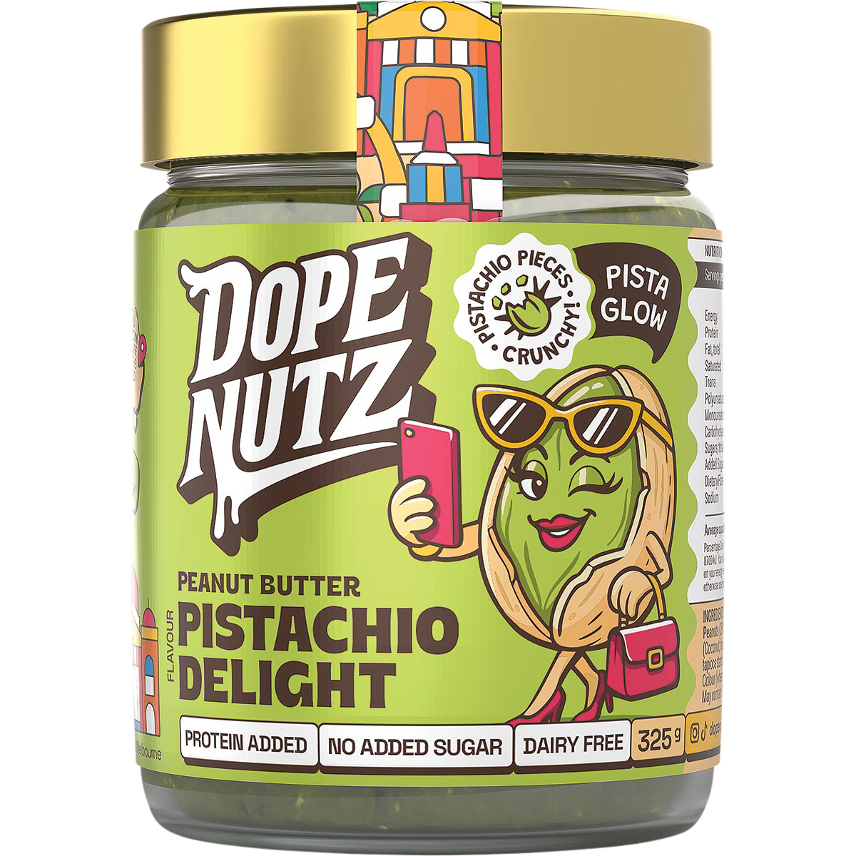 Dope Nutz Peanut Butter Pistachio Delight 325g