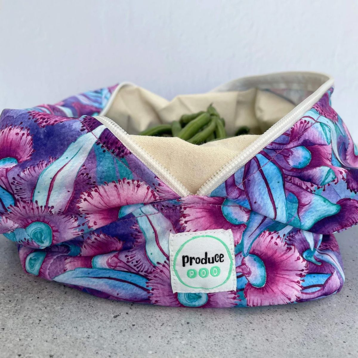 Produce Pod Reusable Produce Bag Gum Blossom