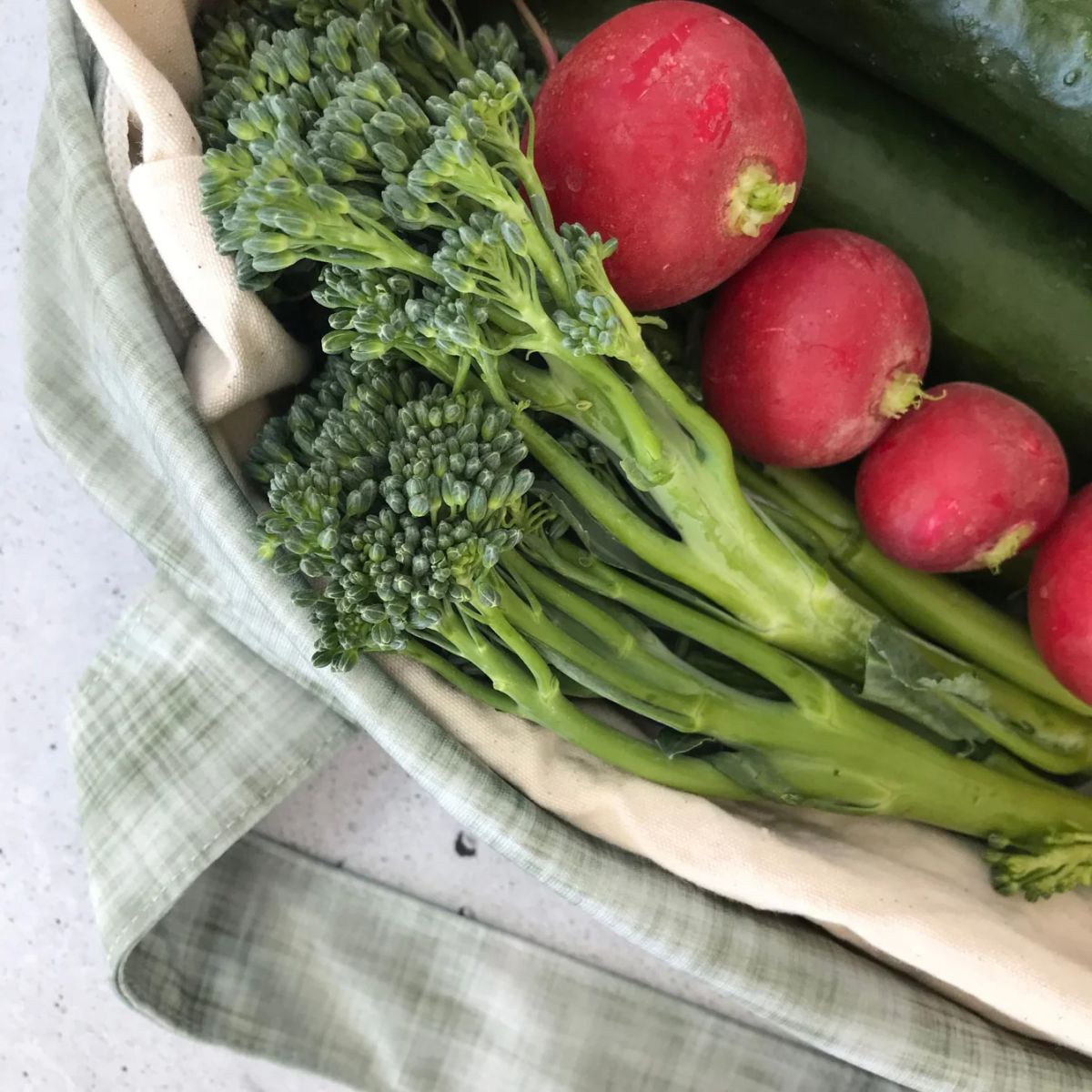 Produce Pod Reusable Produce Bag Gum Leaf