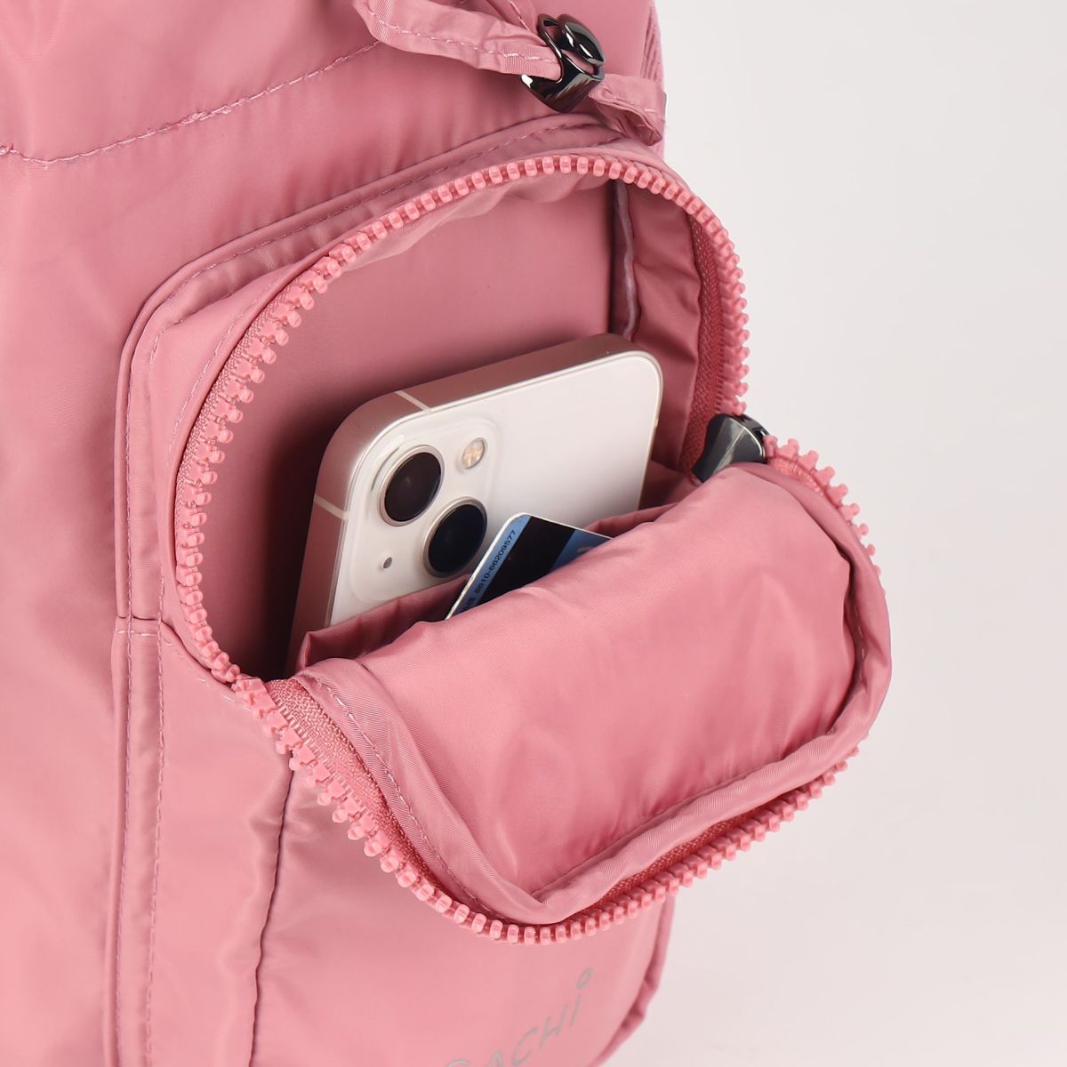 Sachi Crossbody Lite Insulated Water Bottle Bag Blush Pink