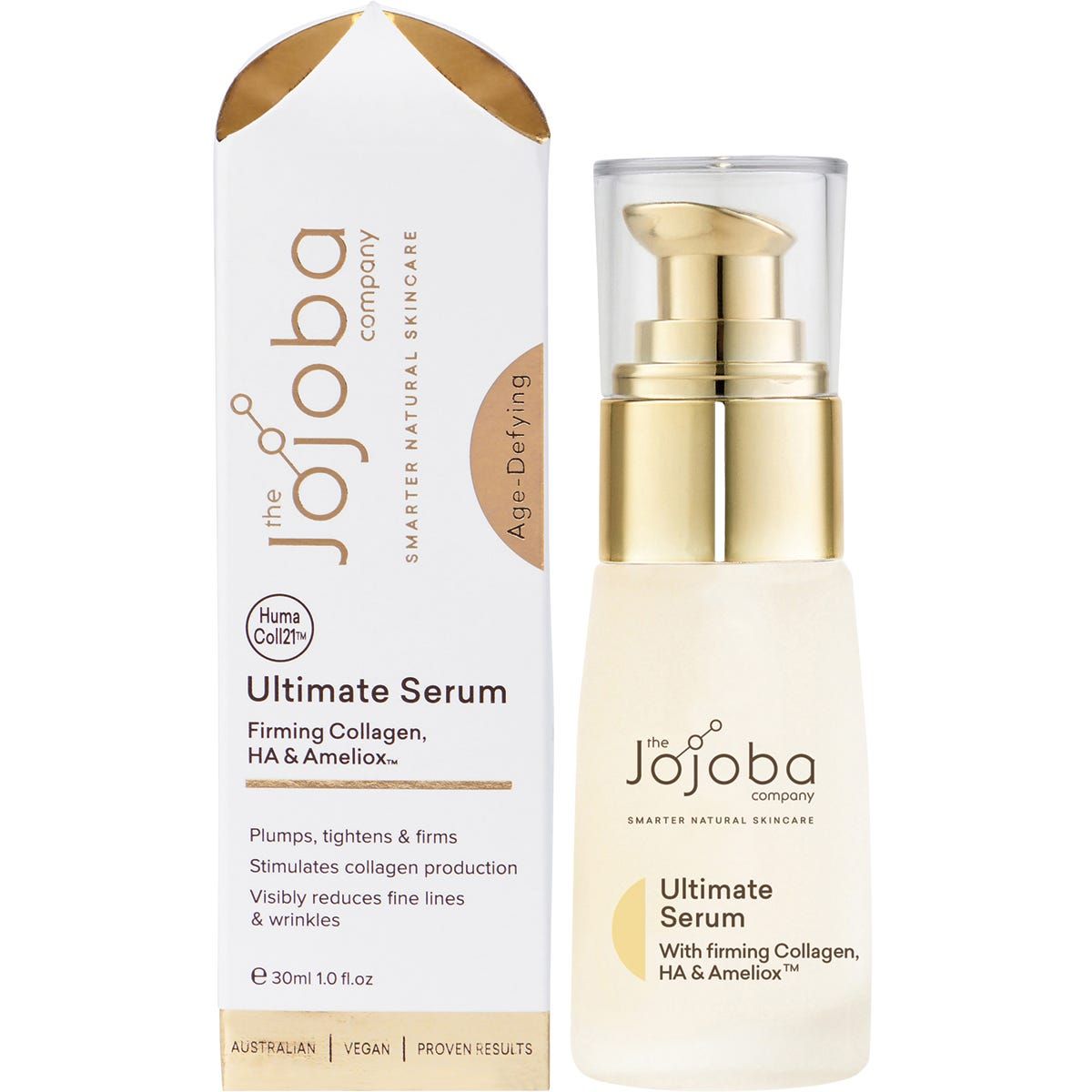 The Jojoba Company Ultimate Serum With Firming Collagen, HA & Ameliox 30mlx