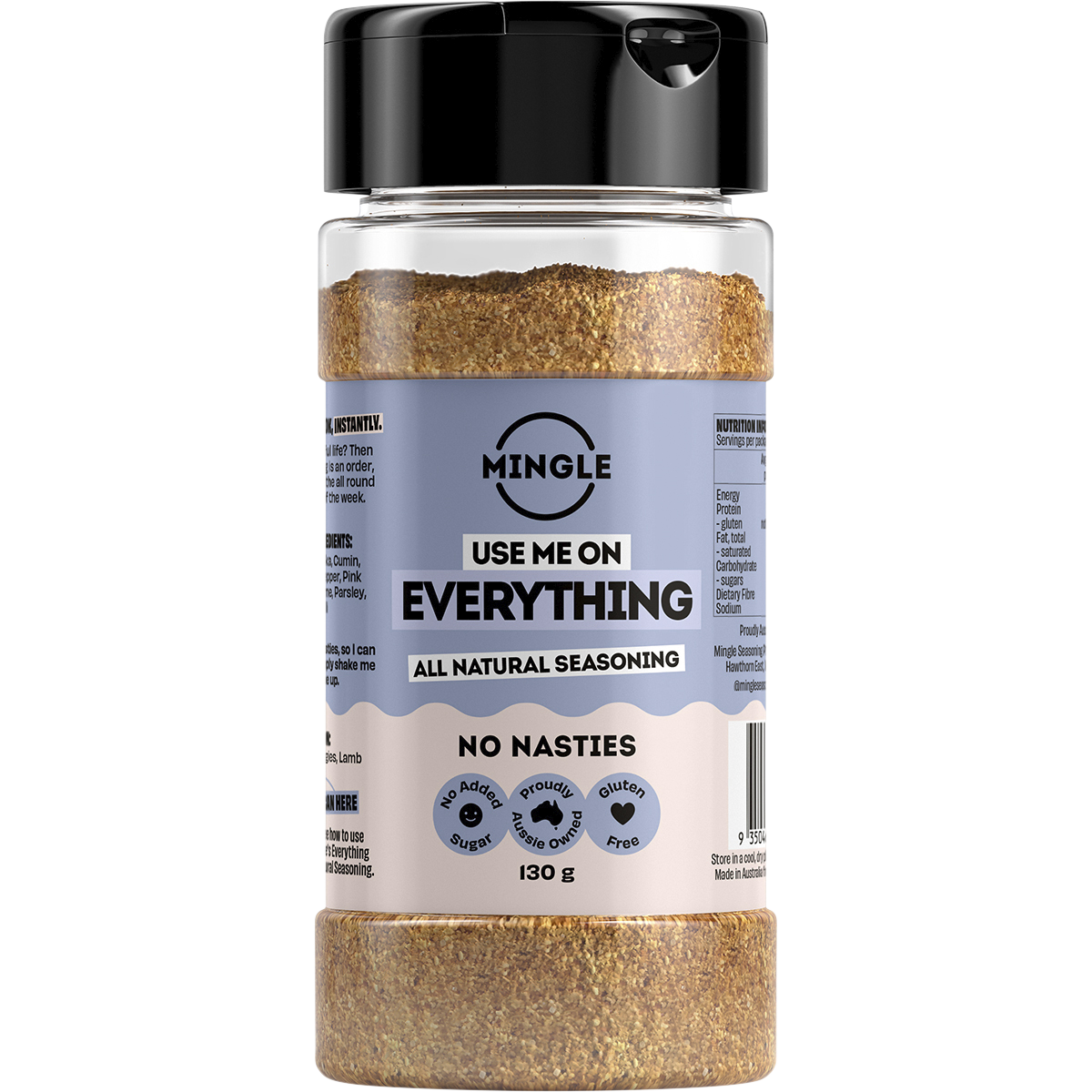 Mingle Use Me On Everything All Natural Seasoning 130g