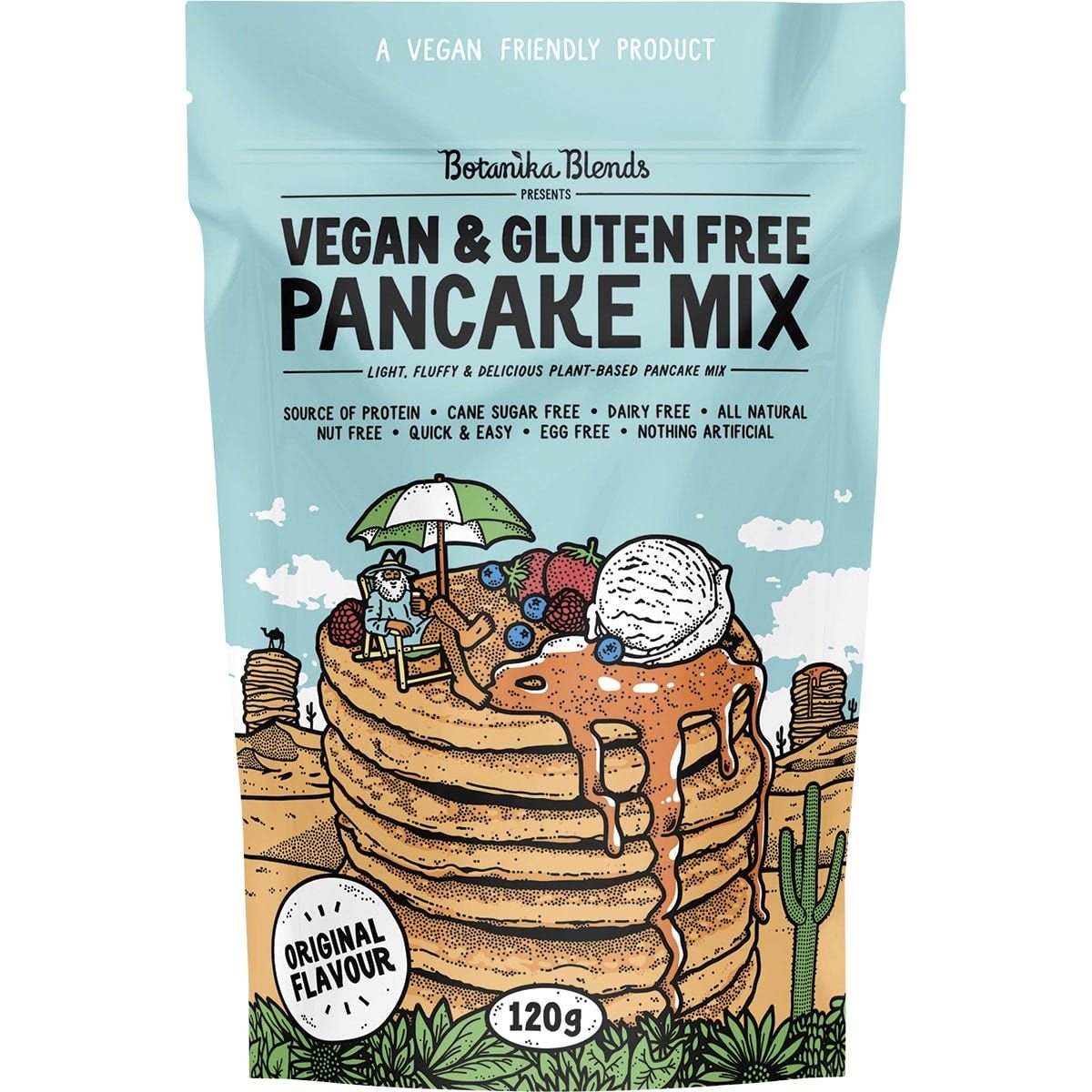 Botanika Blends Vegan & Gluten Free Pancake Mix 120g