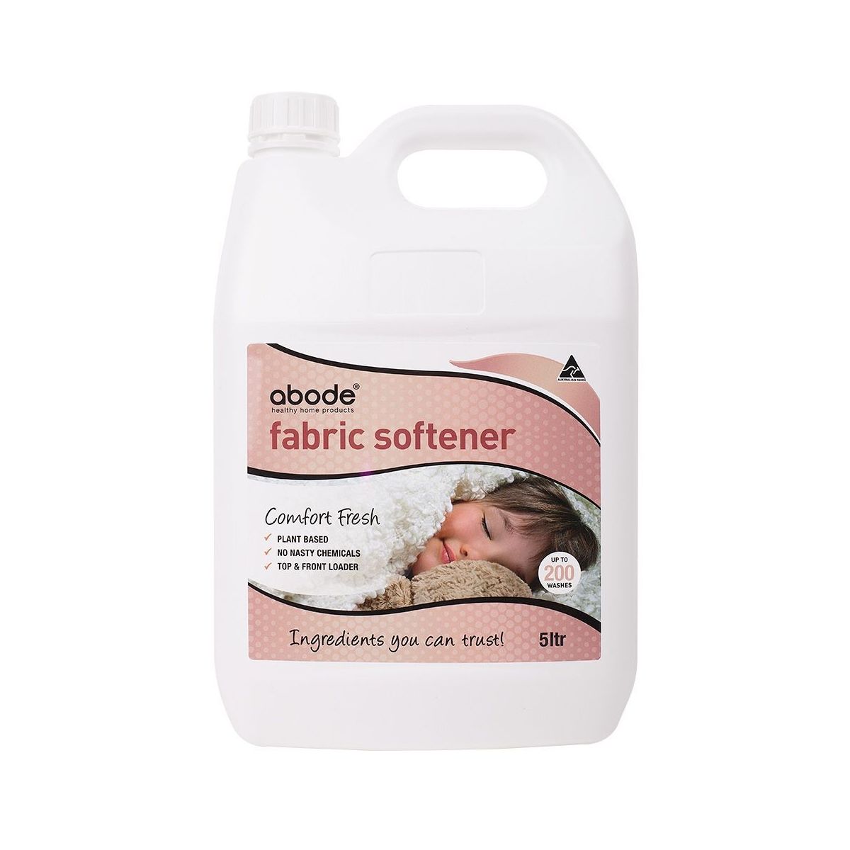 Abode Natural Fabric Softener Comfort Fresh 4L