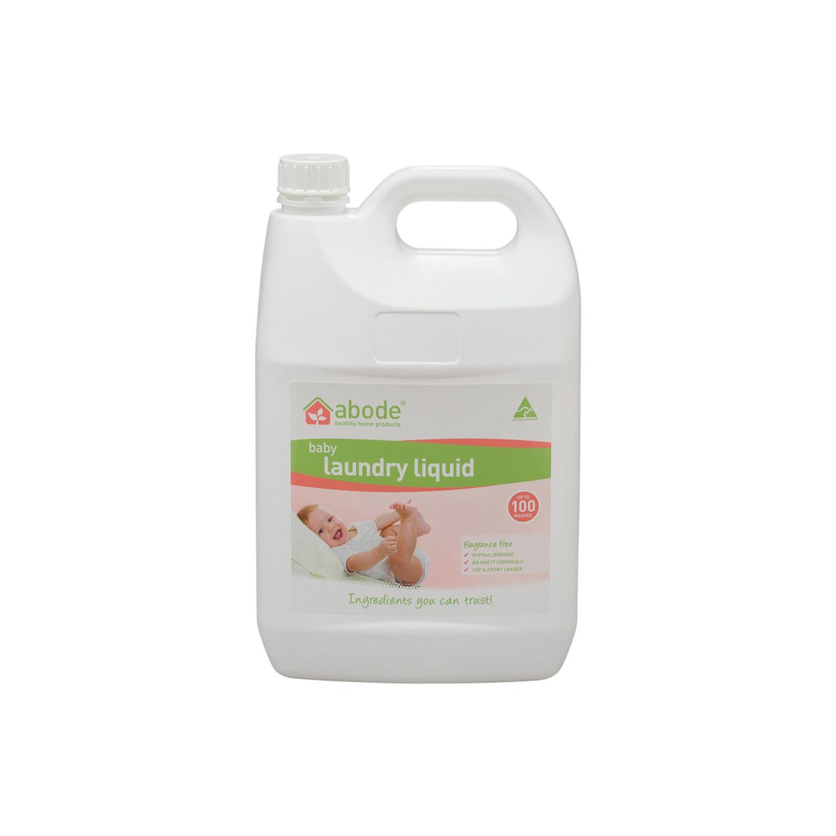 Buy Abode Natural Laundry Liquid Baby 4L Online