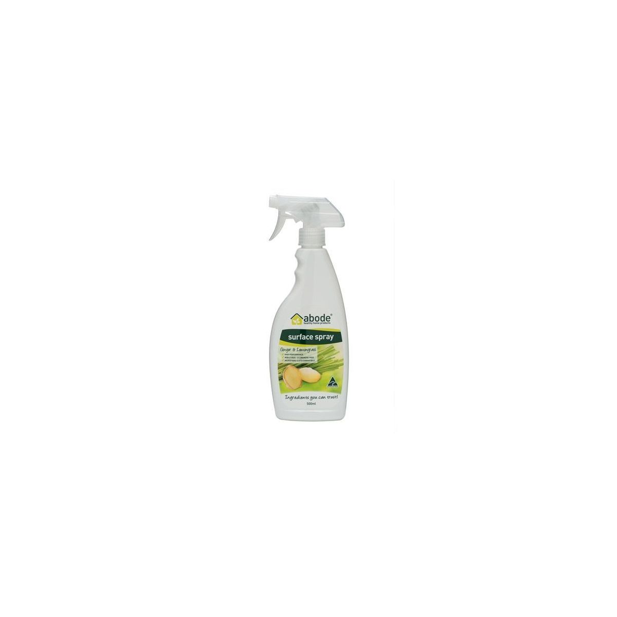 Buy Abode Natural Multi Surface Spray Ginger & Lemongrass Online
