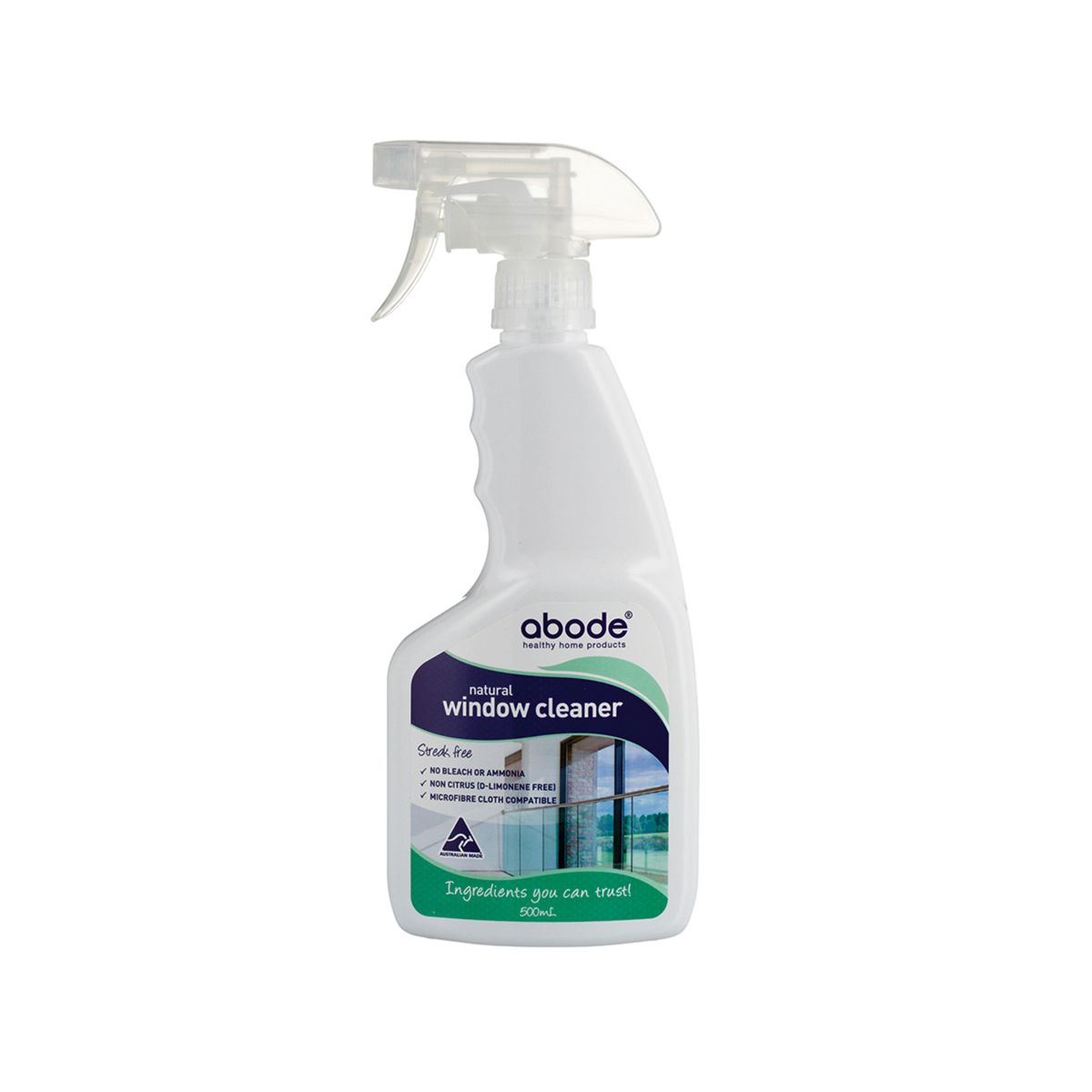 Abode Natural Window Cleaner Spray 500ml
