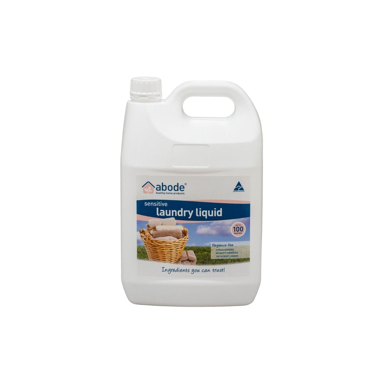 Buy Abode Natural Laundry Liquid Zero 4L Online