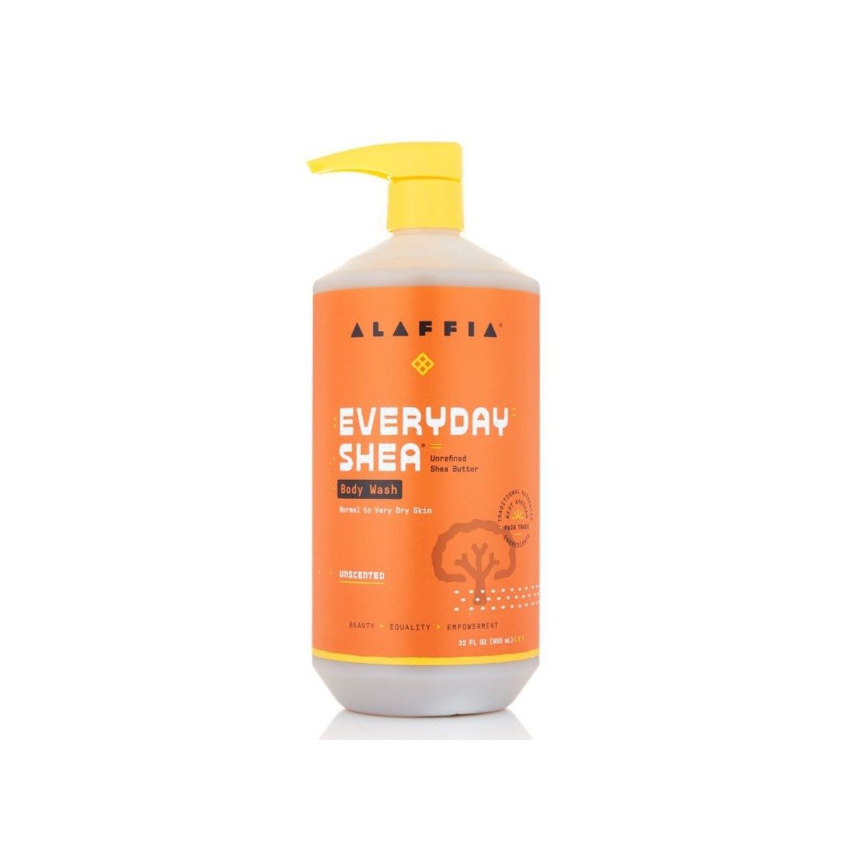 Buy Alaffia Everyday Shea Unscented Body Wash Online