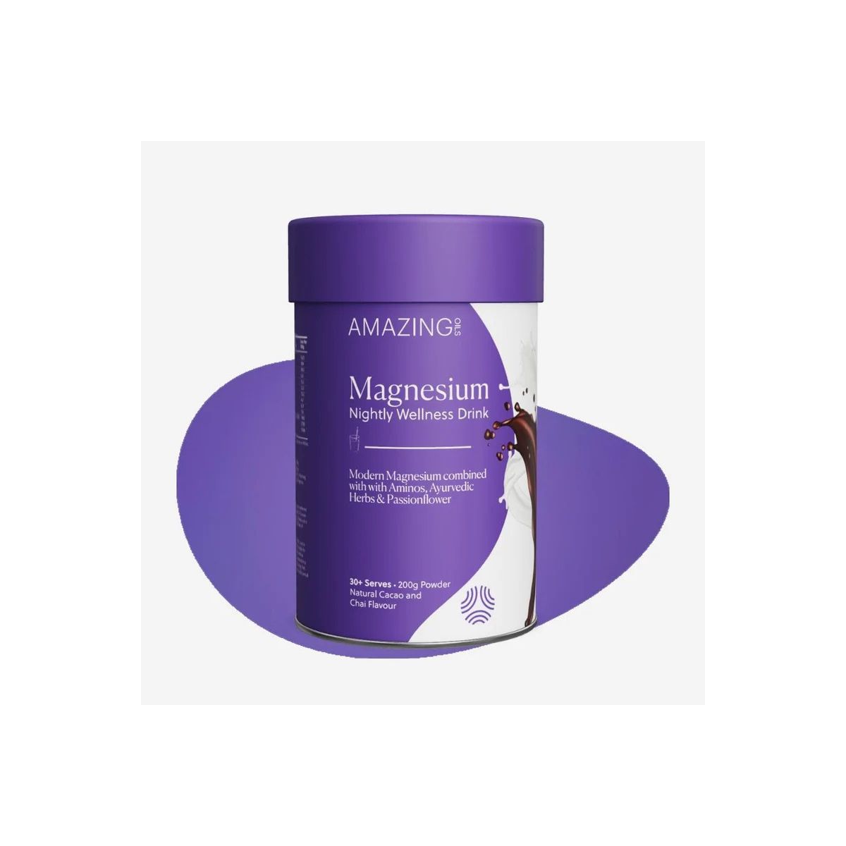 Amazing Oils Magnesium Wellness Drink Nightly Cacao & Chai 200g