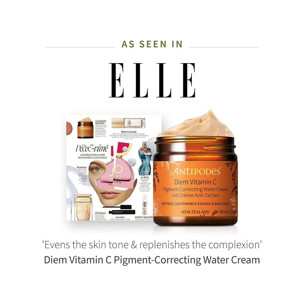 Antipodes Diem Vitamin C Pigment-Correcting Water Cream 60ml