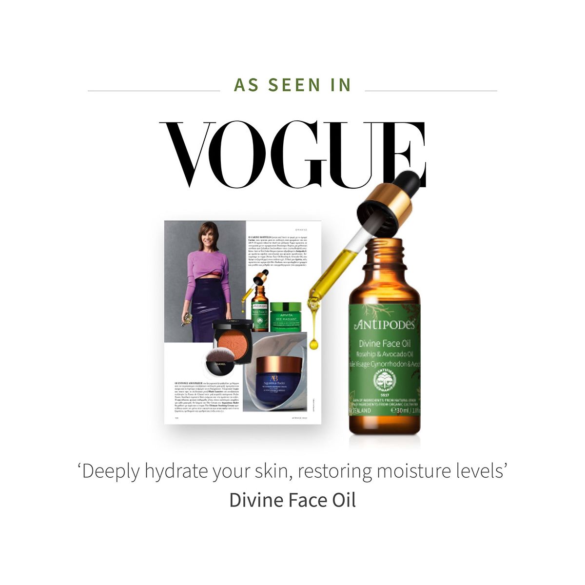 Antipodes Divine Rosehip & Avocado Oil Face Oil 30ml