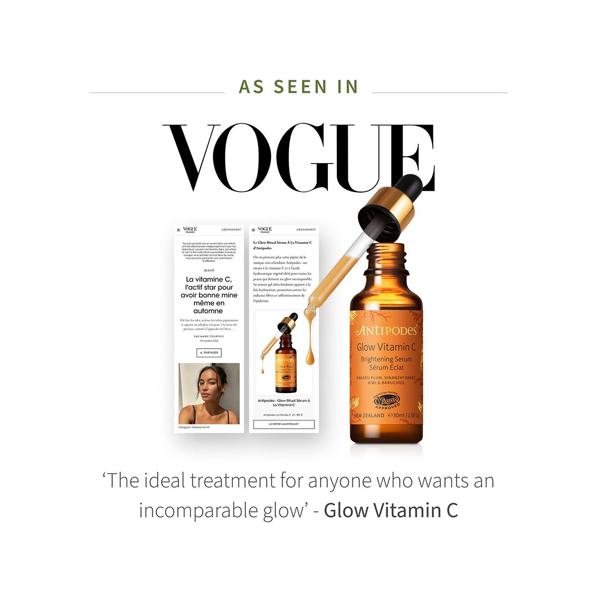 Antipodes Glow Vitamin C Brightening Serum 30ml