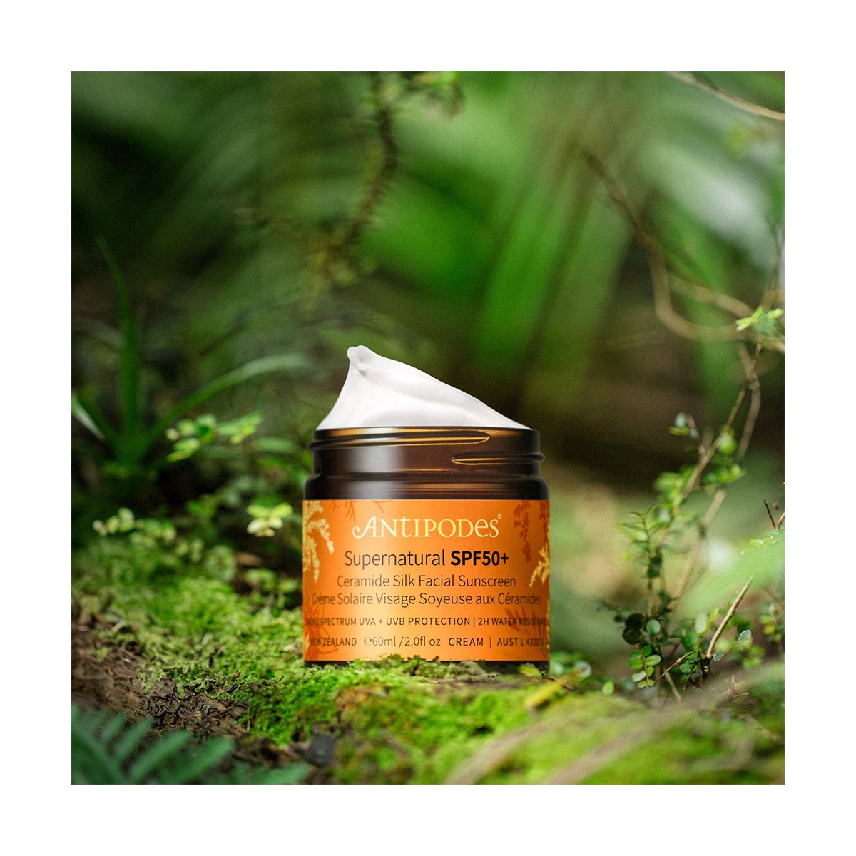 Antipodes Supernatural SPF50  Ceramide Silk Sunscreen 60ml