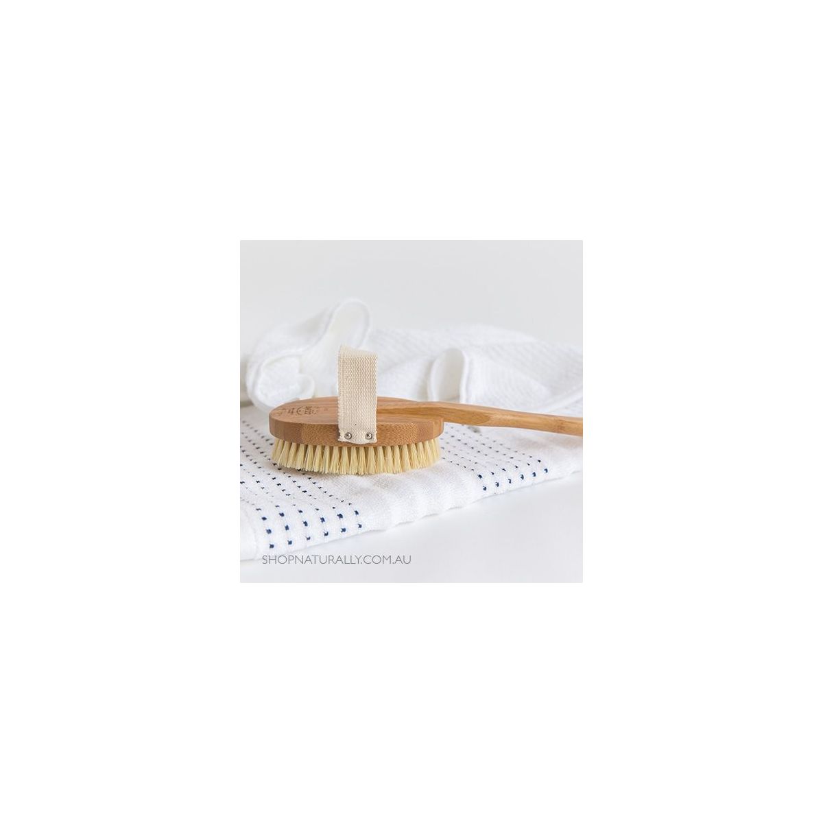 Buy Bass Brushes Wet or Dry Natural Bristle Firm Body Brush Online