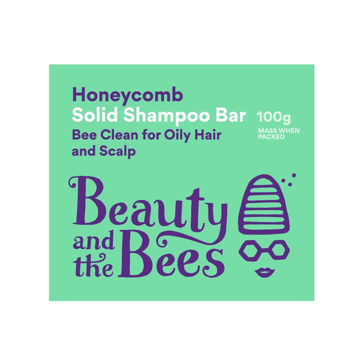 Beauty and the Bees Shampoo Bar pH Balanced for Oily Hair 100g