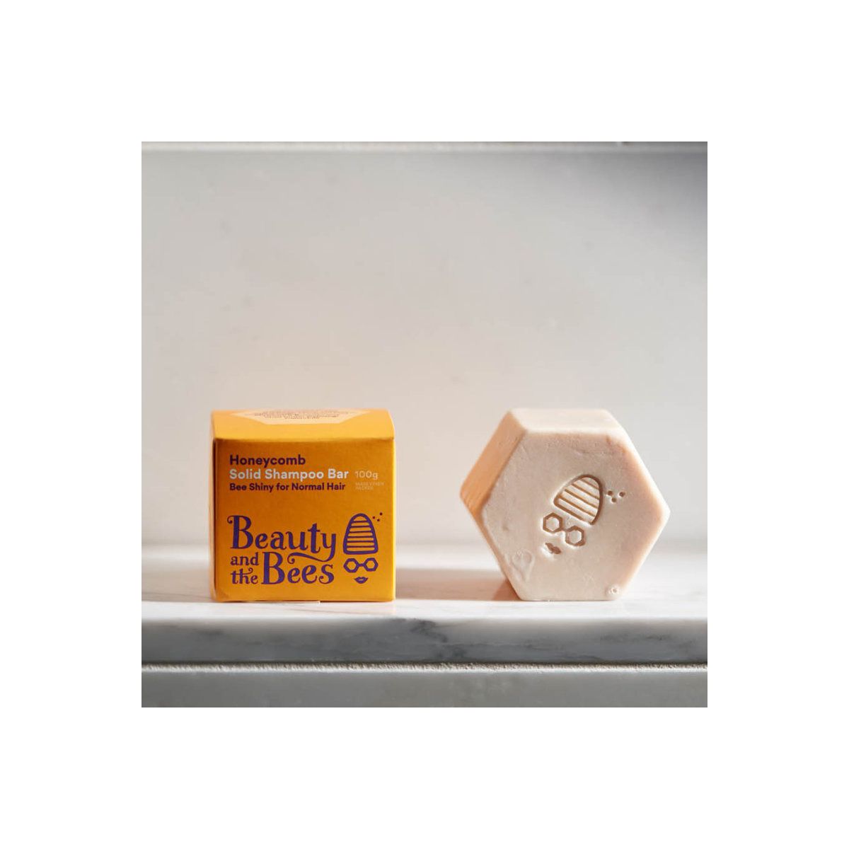 Beauty and the Bees Shampoo Bar pH Balanced for Normal Hair 100g