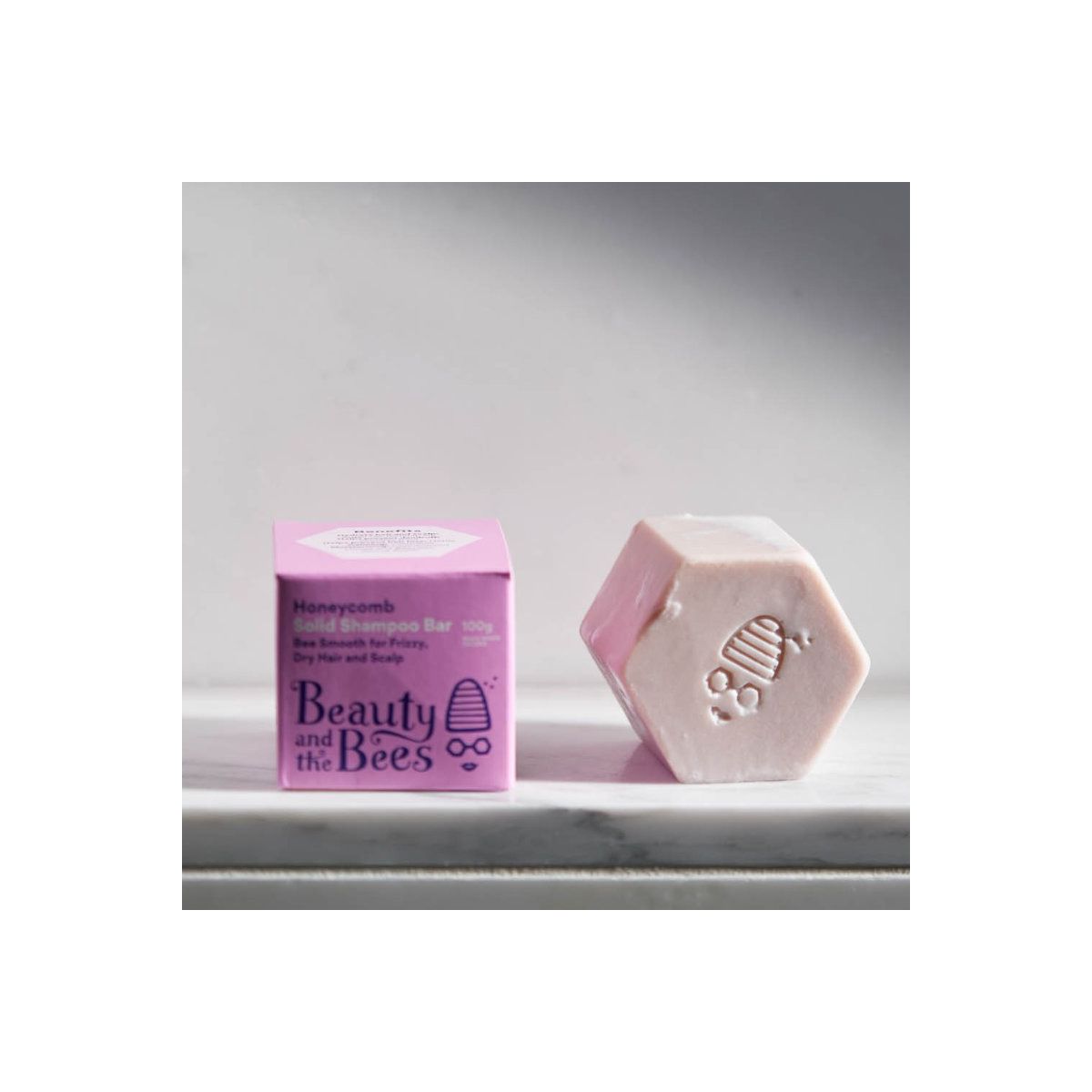 Beauty and the Bees Shampoo Bar pH Balanced for Dry or Frizzy Hair 100g