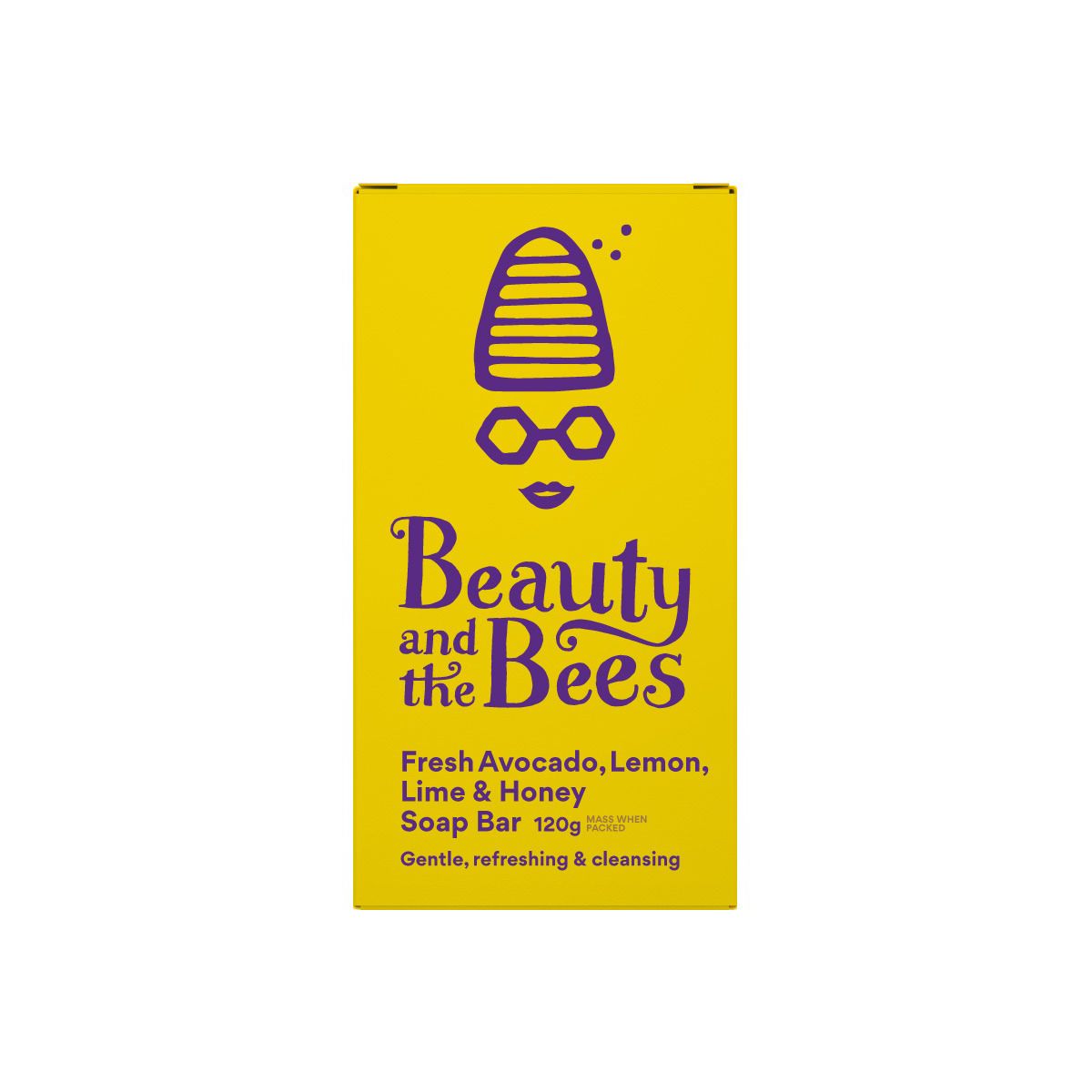Beauty and the Bees Soap Bar Fresh Avocado, Lemon & Lime 120g
