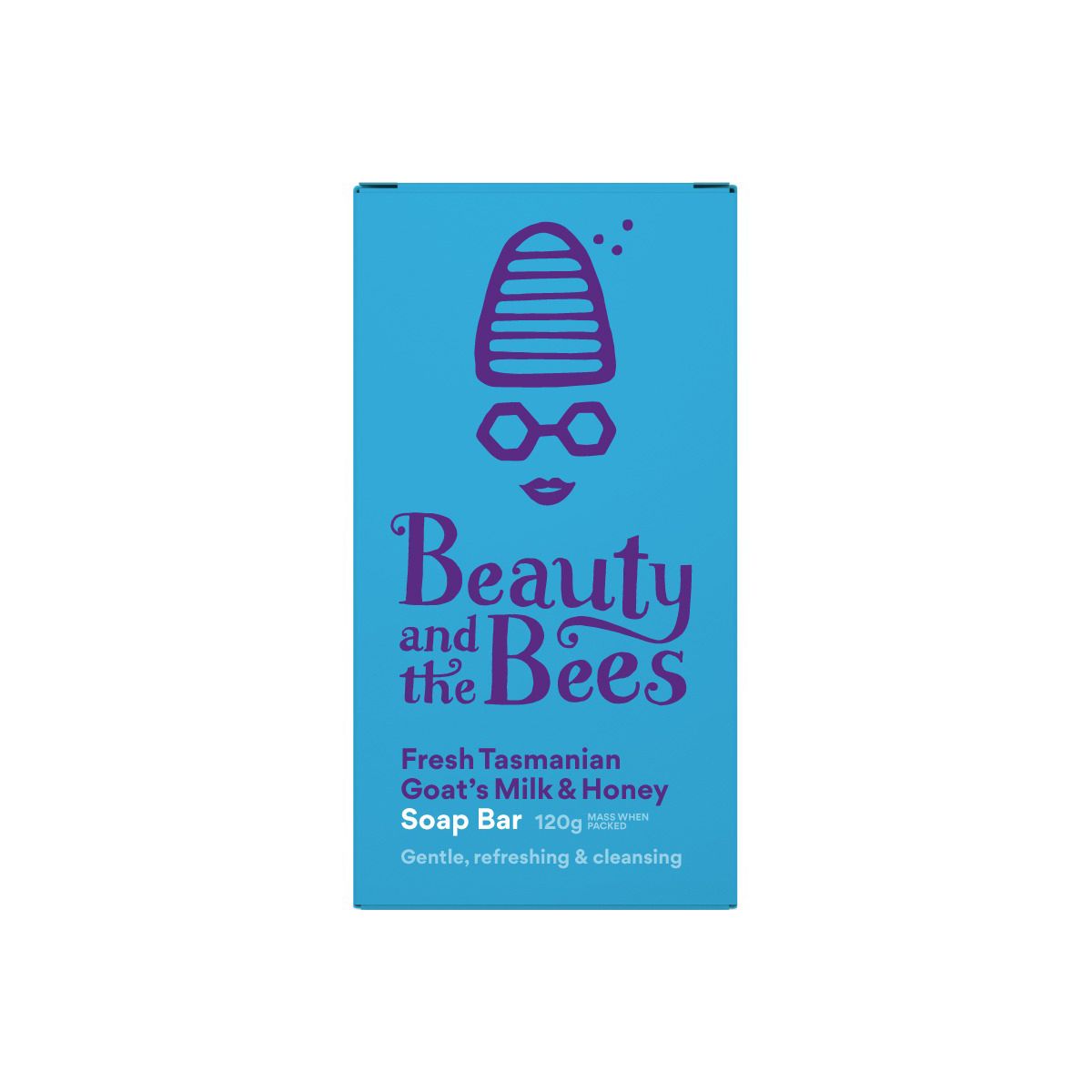 Beauty and the Bees Soap Bar Fresh Tasmanian Goat's Milk & Honey 120g