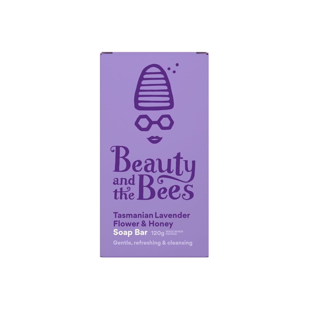 Beauty and the Bees Soap Bar Tasmanian Lavender Flower & Honey 120g