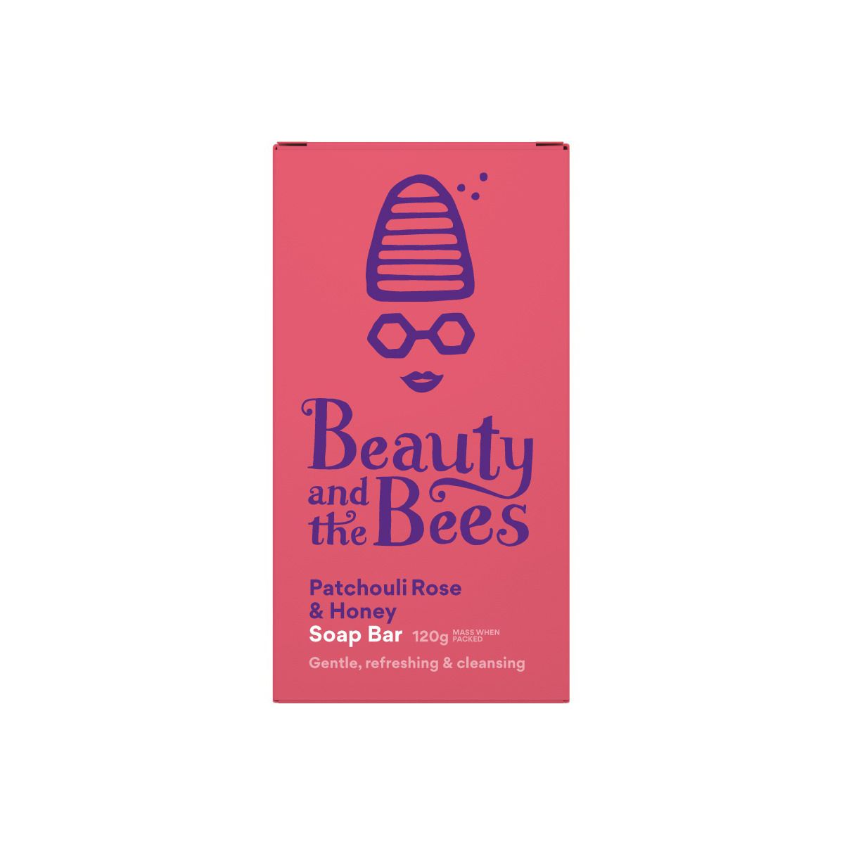 Buy Beauty and the Bees Soap Bar Patchouli & Rose 120g Online
