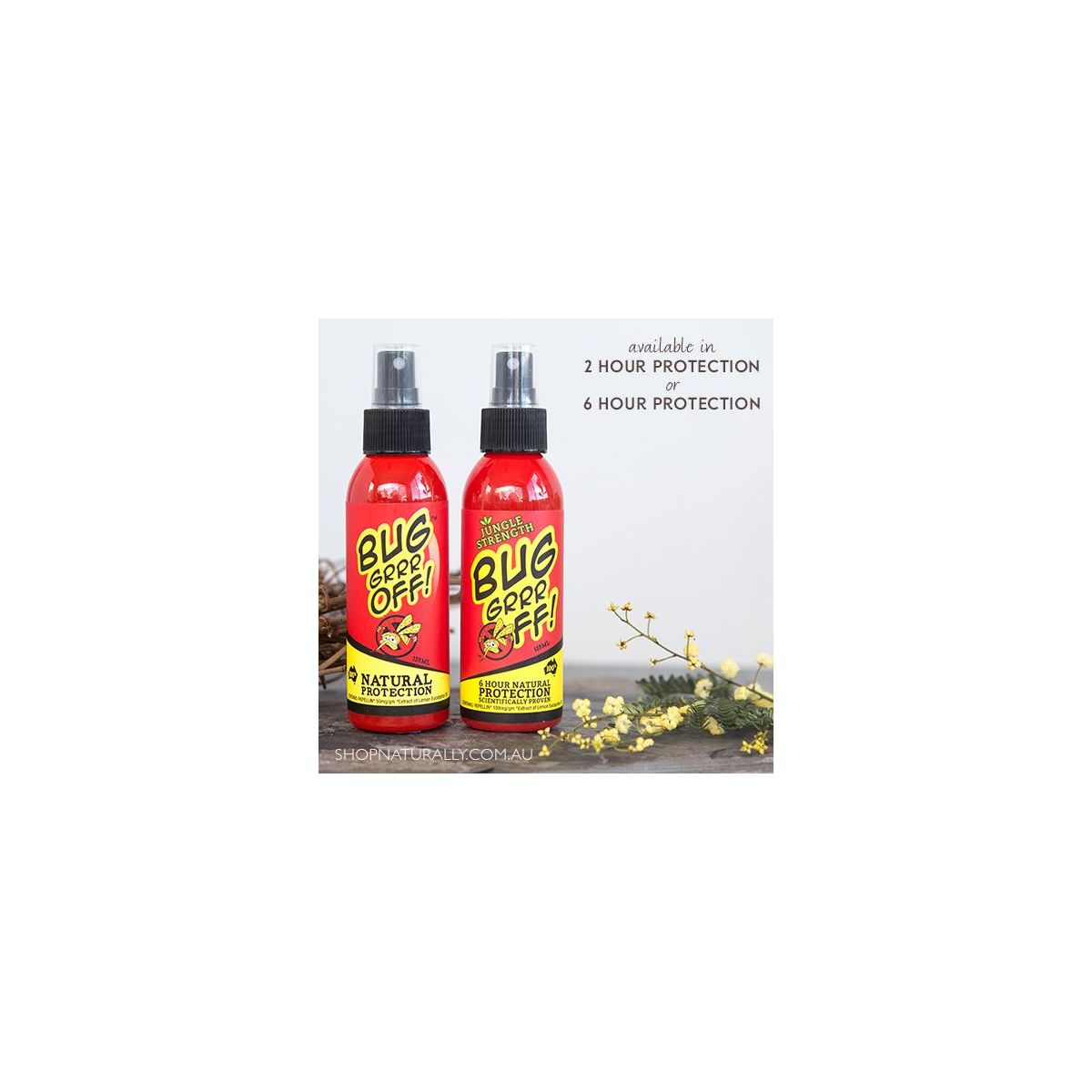 Bug-grrr Off Natural Insect Protection Jungle Strength Spray 100ml