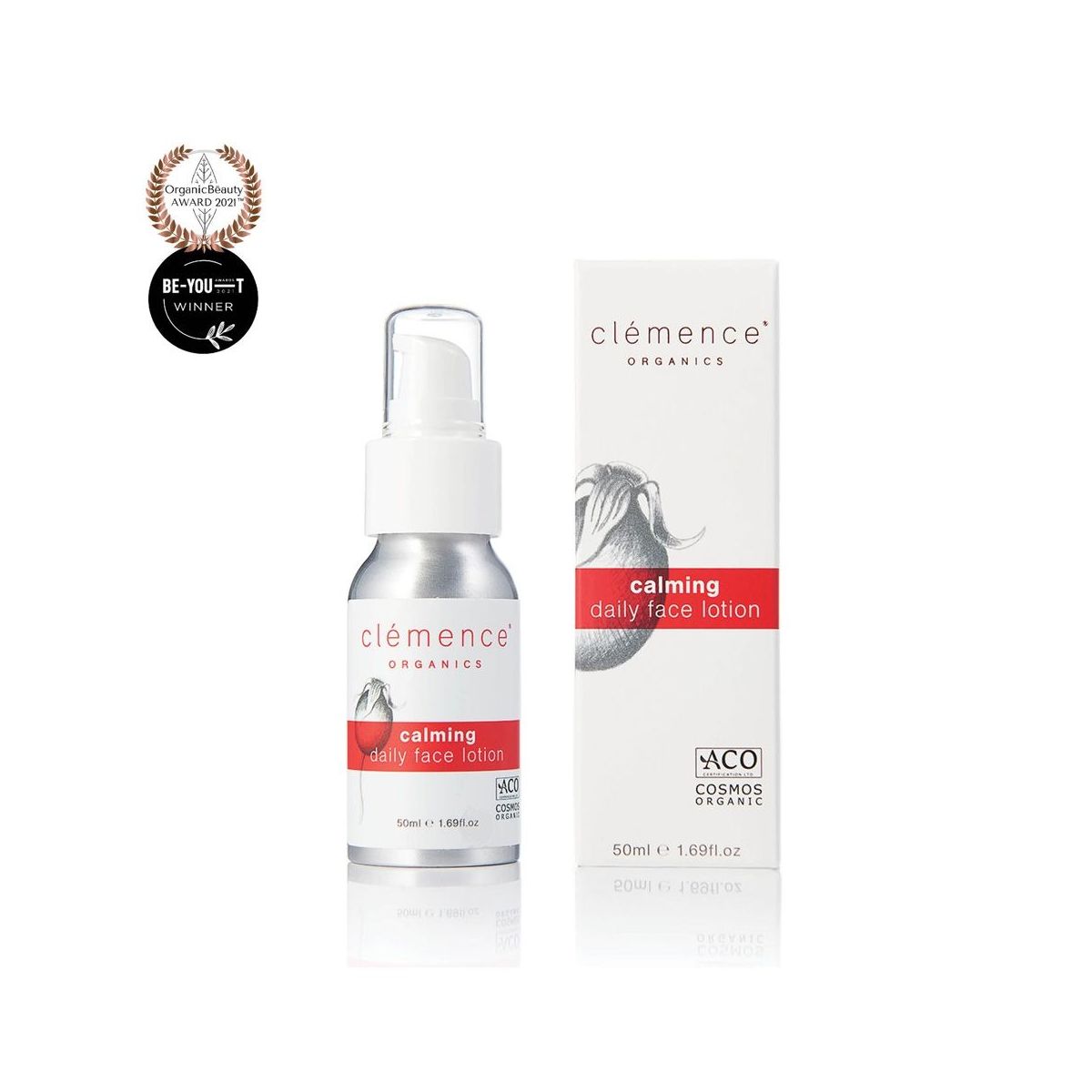 Clemence Organics Calming Daily Face Lotion 50ml
