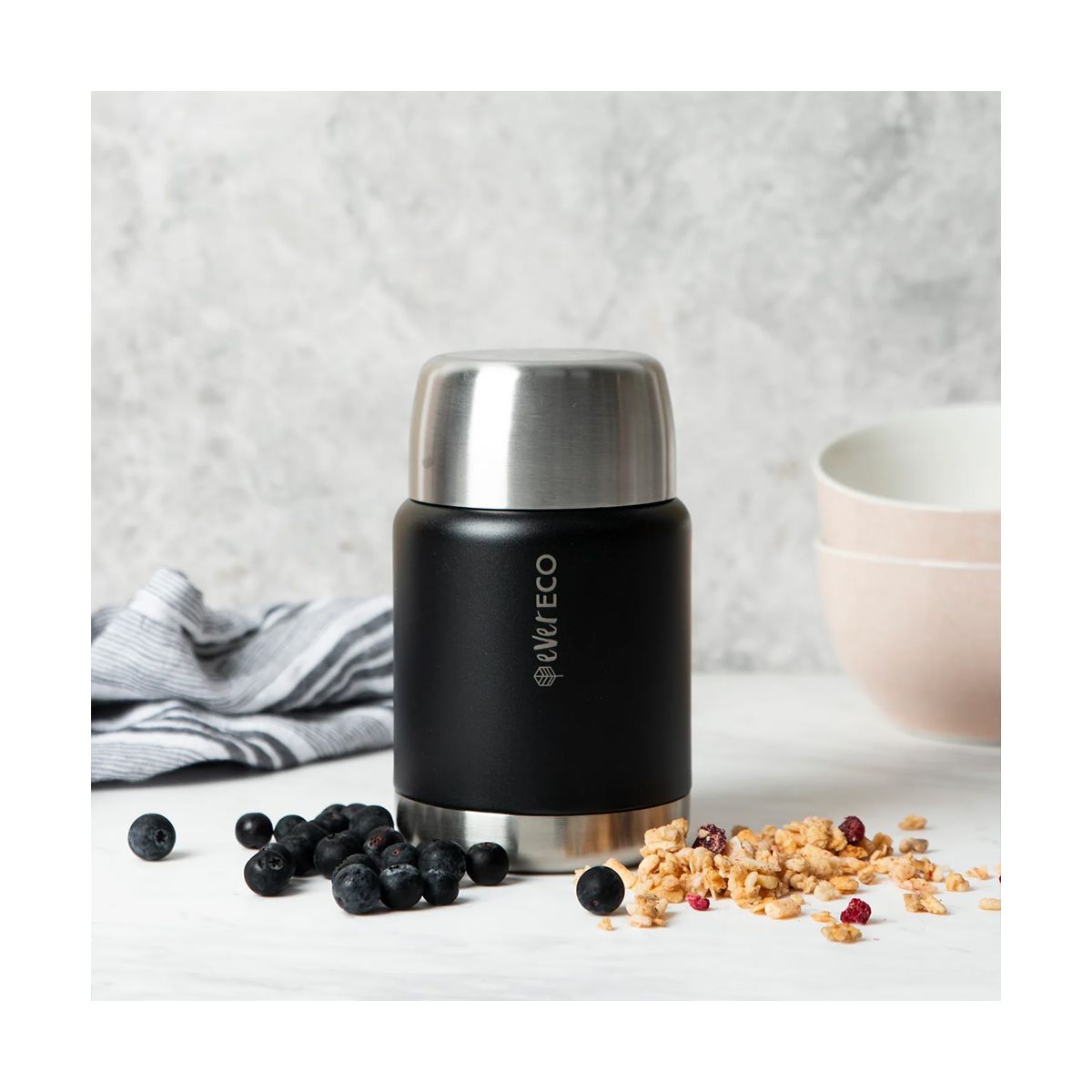 Buy Ever Eco Insulated Food Jar 500ml Onyx online