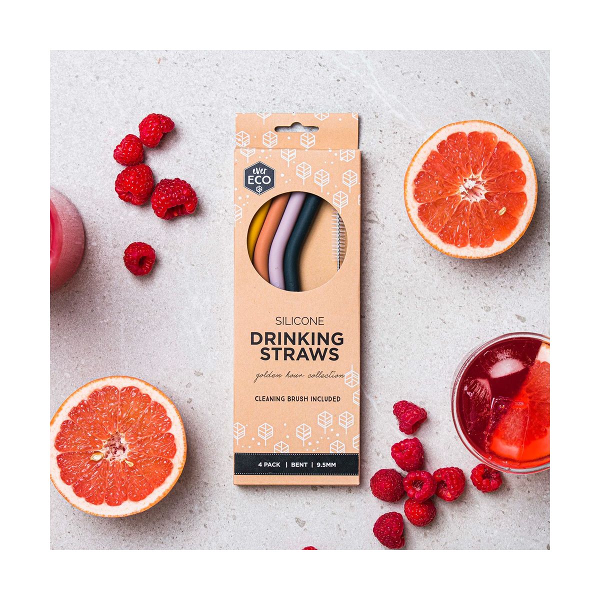 evereco-silicone-straws-4packbent