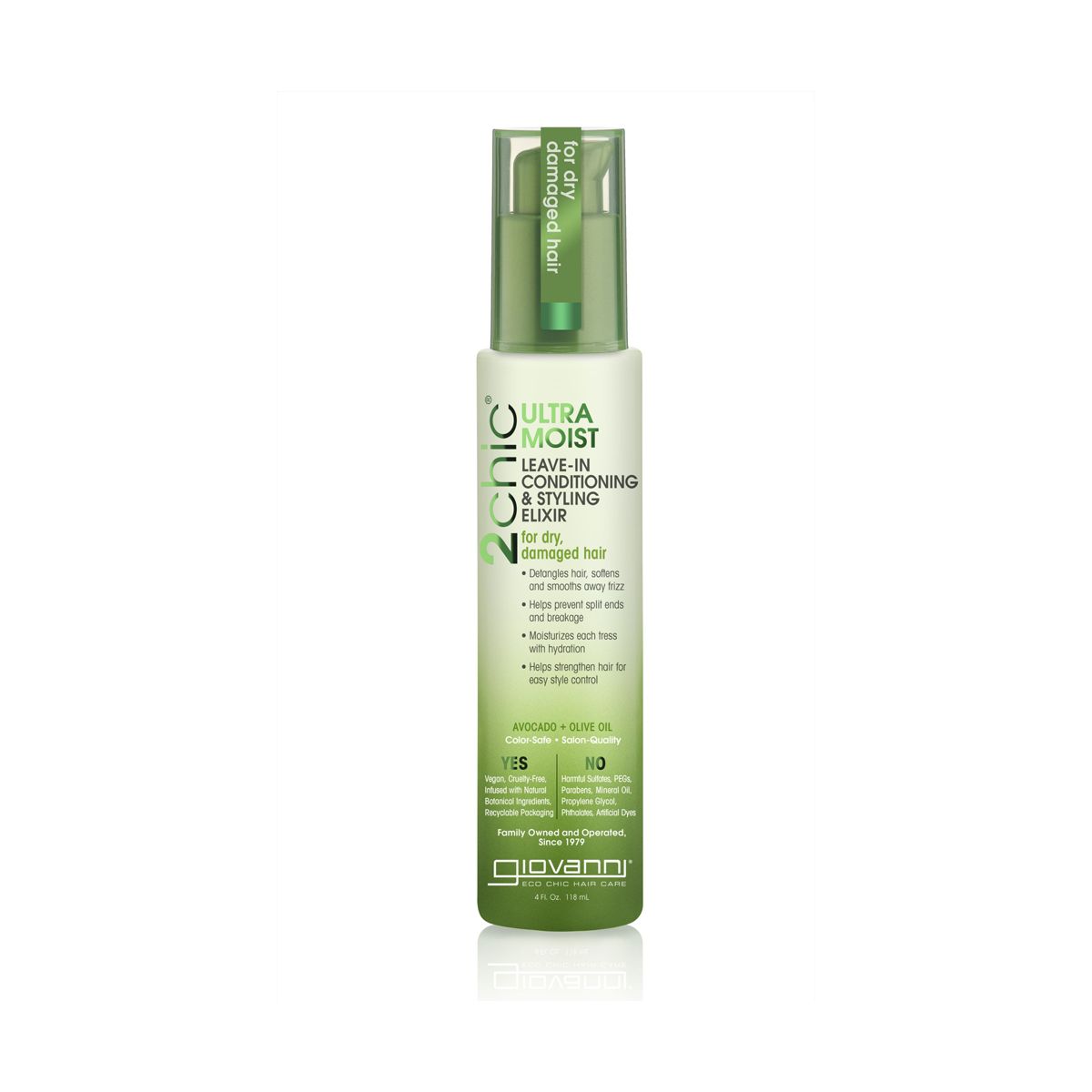Buy Giovanni 2chic Ultra-Moist Leave-In Conditioning & Styling Elixir 118ml Online