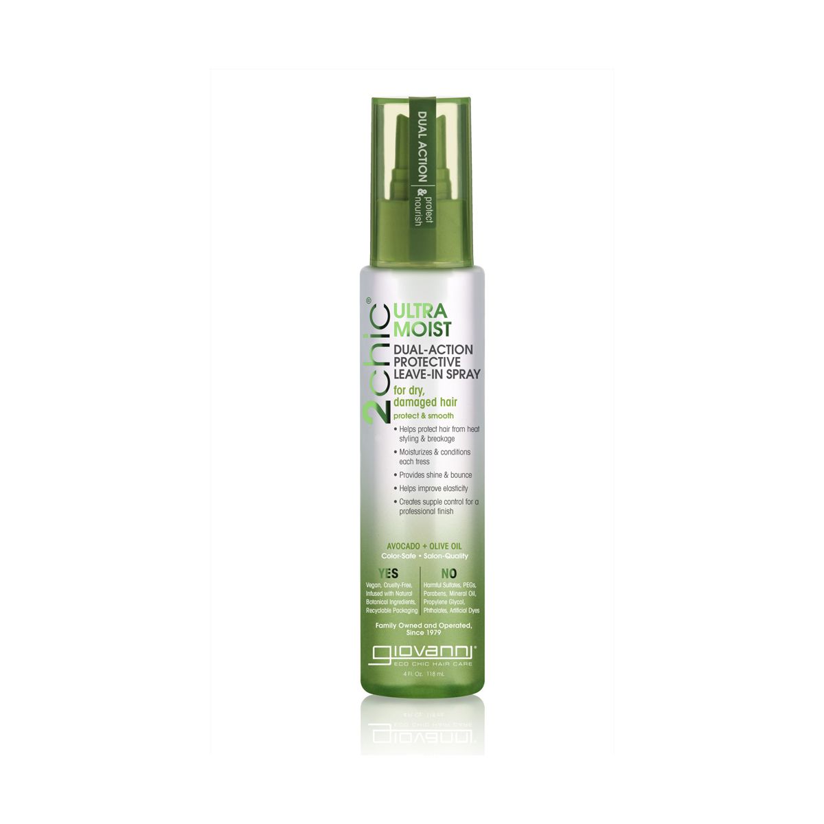 Buy Giovanni 2chic Ultra-Moist Dual-Action Protective Leave-In Spray 118ml Online