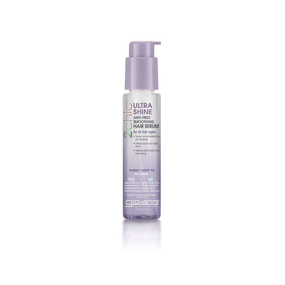Giovanni 2chic Ultra-Shine Anti-Frizz Smoothing Hair Serum 81ml