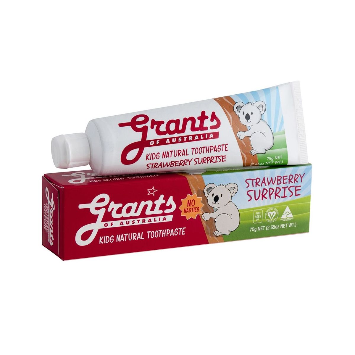 Buy Grants Kids Natural Toothpaste Strawberry Surprise Online
