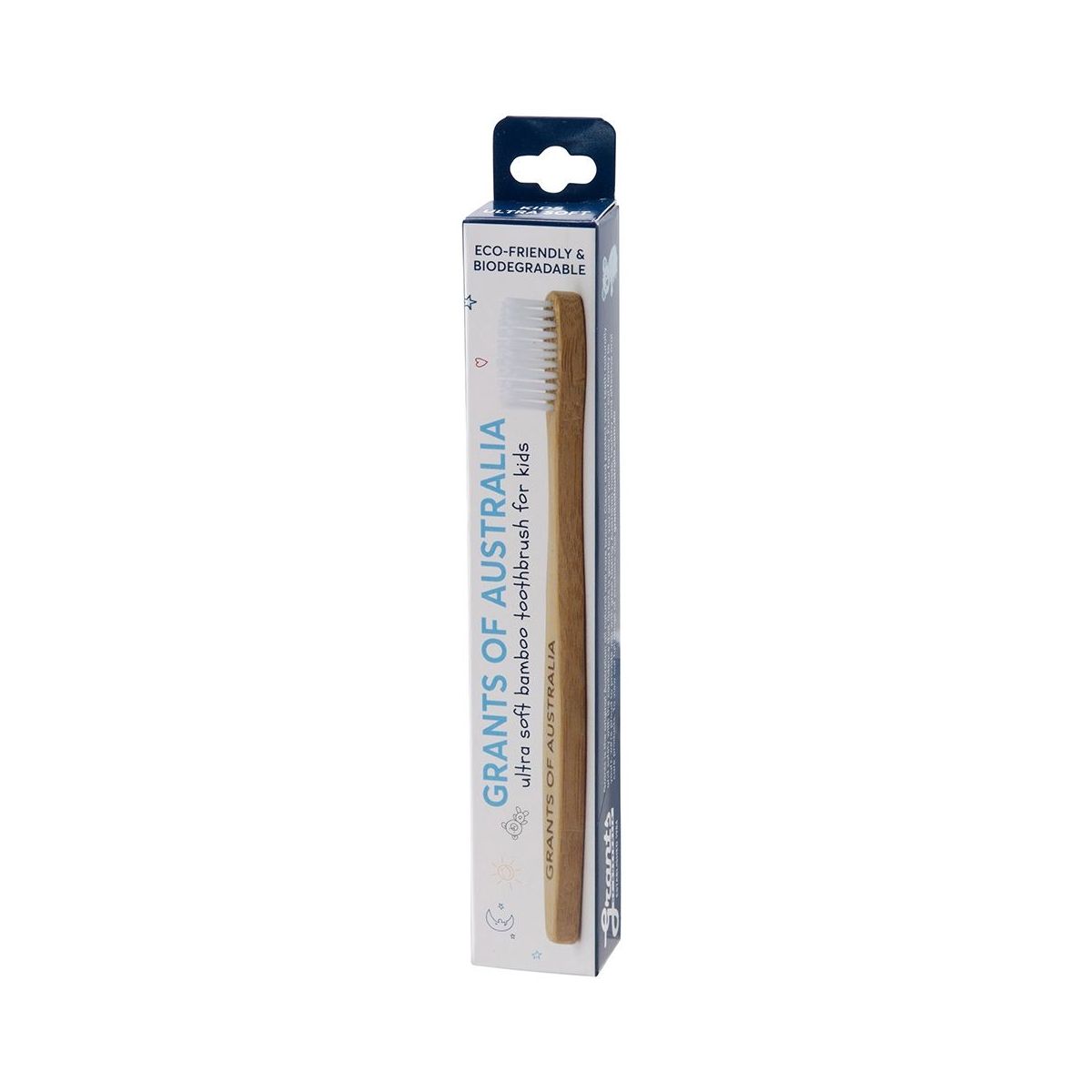 Grants Kids Bamboo Toothbrush Ultra Soft Bristles