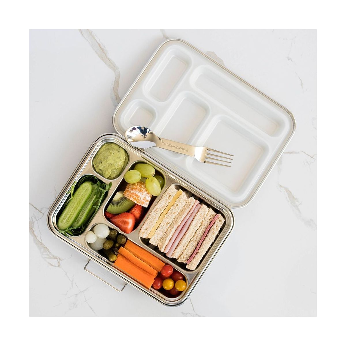 The Happy Sparrow Bento Five Stainless Steel Bento Box