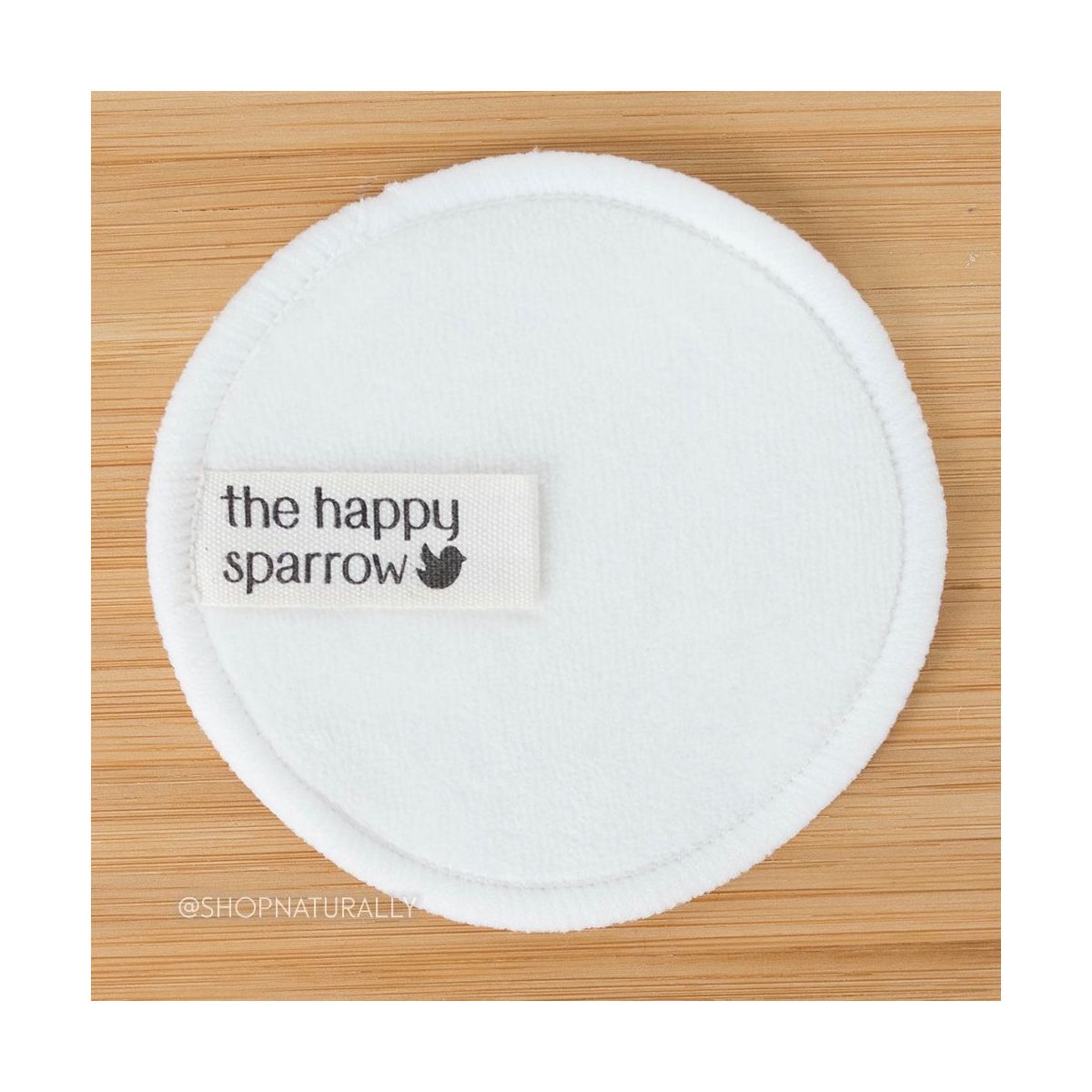 The Happy Sparrow Reusable Bamboo Makeup Remover Pads 10 Pack