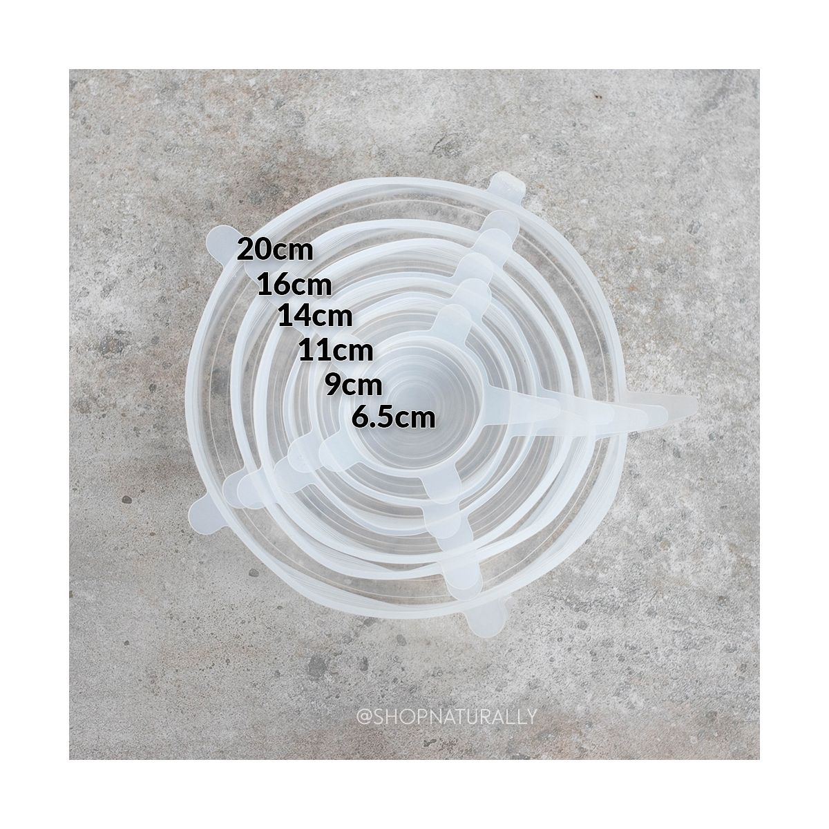 The Happy Sparrow Silicone Food Cover Set