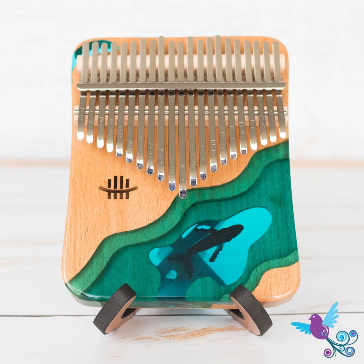 Hluru Kalimba 21 Key Whale in C Major