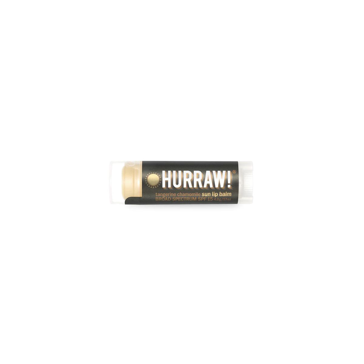Hurraw! Lip Balm SPF15 Tangerine & Chamomile 4.3g
