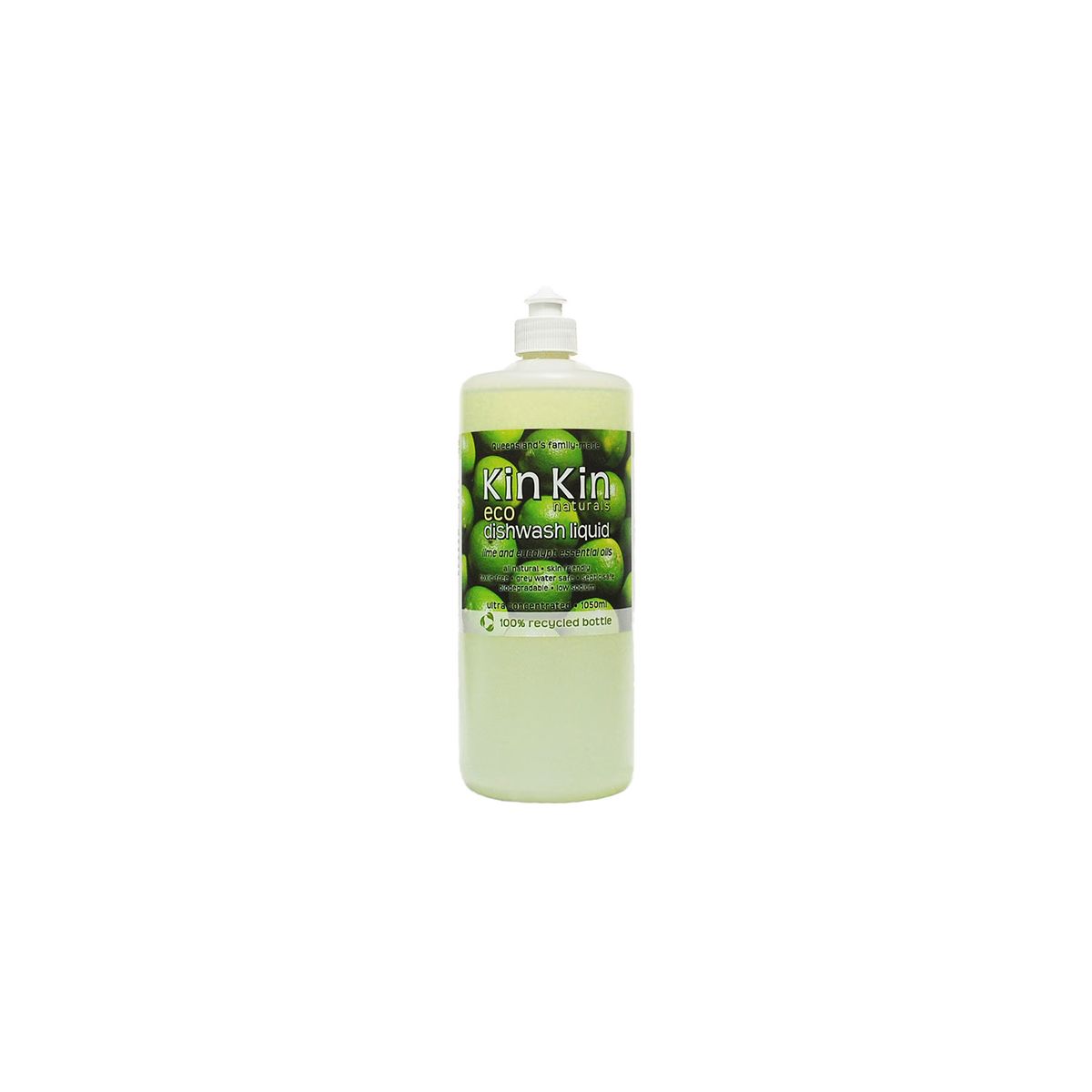 Kin Kin Naturals Dishwashing Liquid Lime Eucalyptus 1050ml