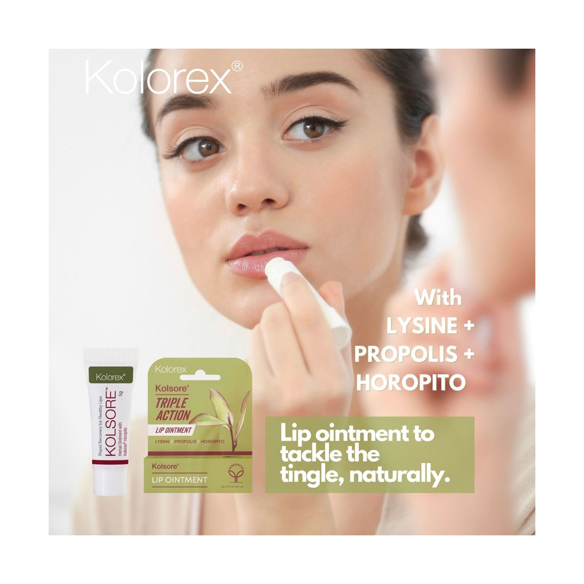 Kolorex Kolsore Triple Action Lip Ointment 5g