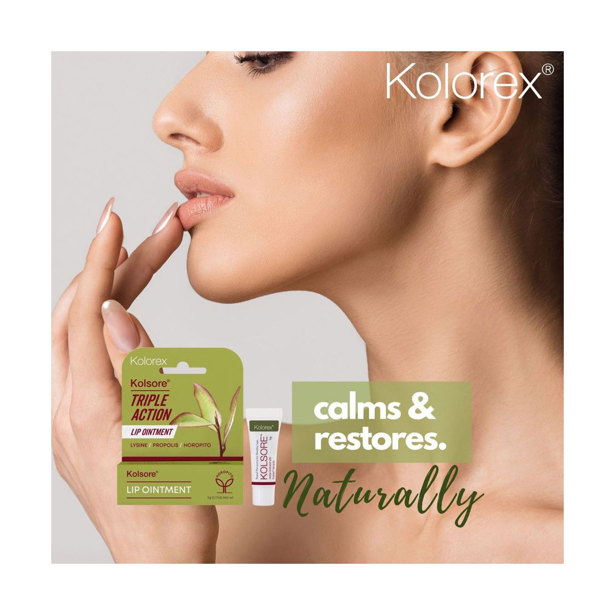 Kolorex Kolsore Triple Action Lip Ointment 5g