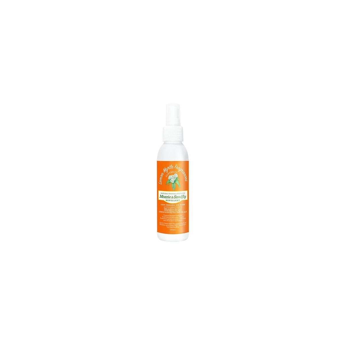 Lemon Myrtle Fragrances Natural Mozzie & Sandfly Repellent 125ml