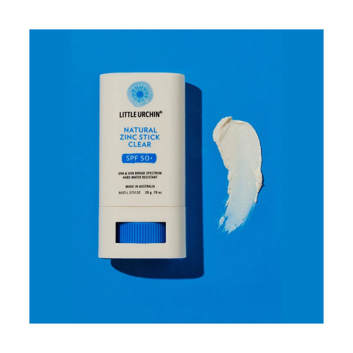 Little Urchin Natural Zinc Stick Clear SPF50  20g