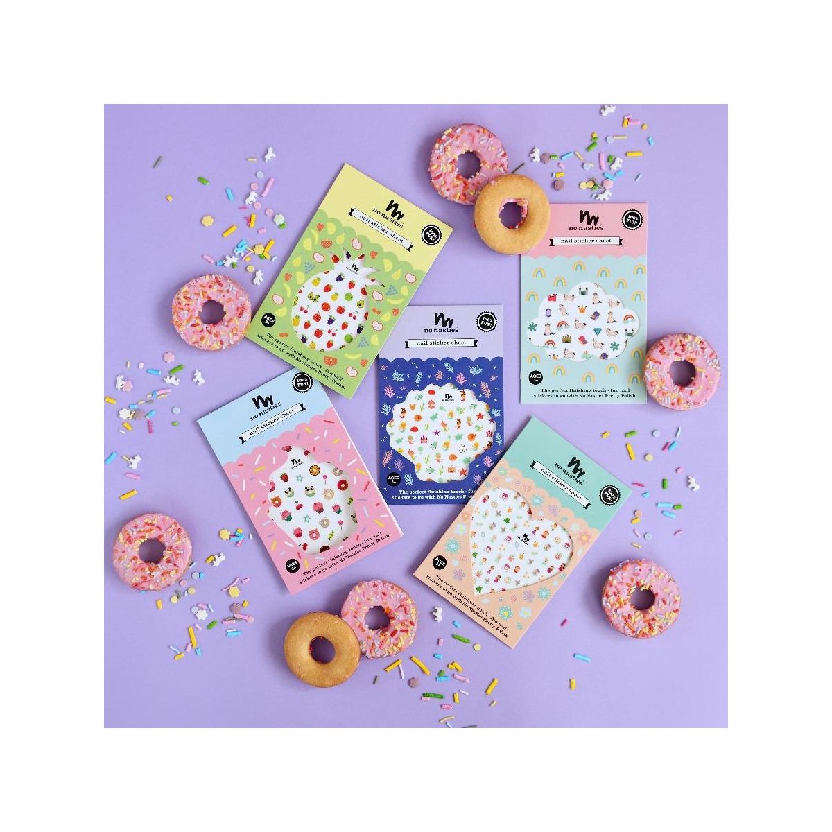 Buy No Nasties Nail Sticker Sheet Online